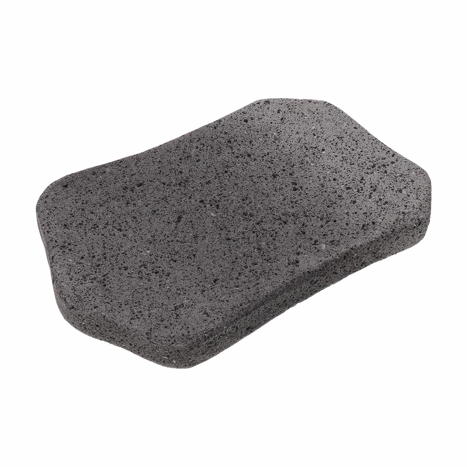 Placa de Piedra de Lava para Asar, Negra, Forma Natural | Distribución Uniforme del Calor, Resistente a Altas Temperaturas, para Pescado y Carne en Casa Aire Libre
