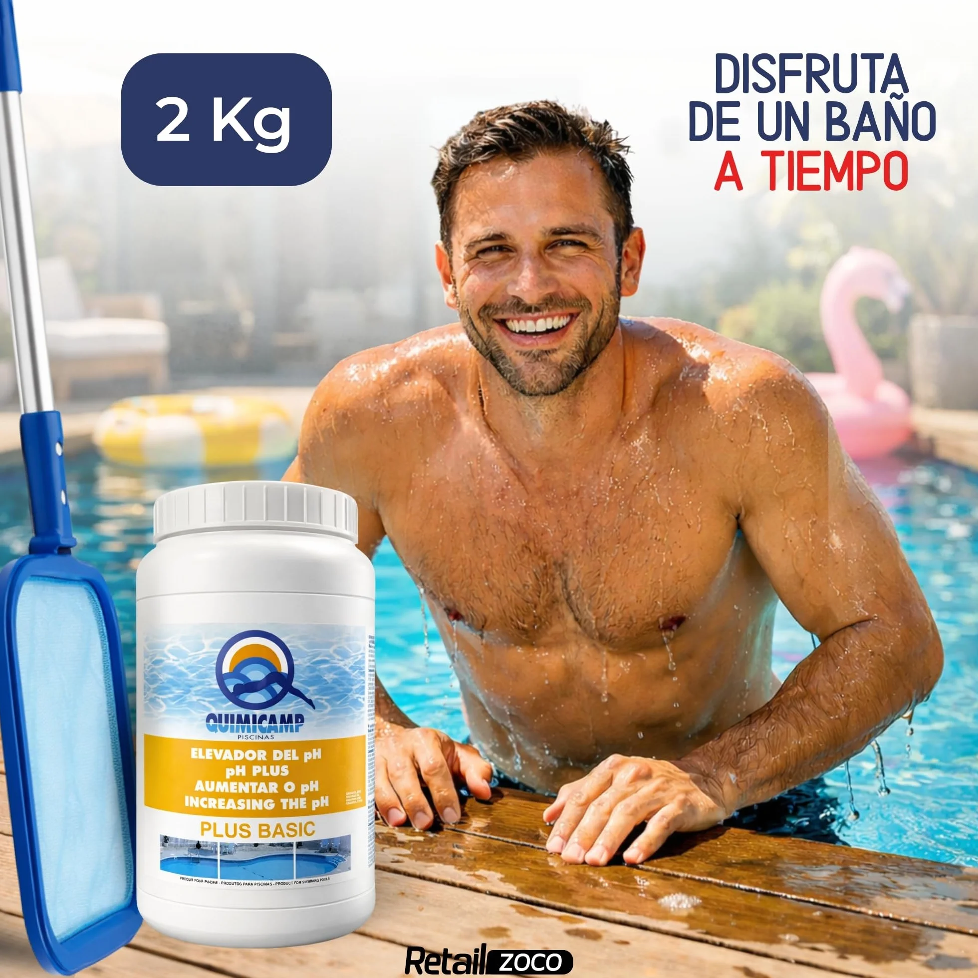 Incrementador de pH Granular 2 kg para Piscina