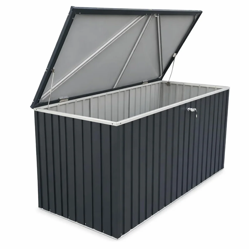 Duramax Caja de cojín y Banco 1,9 (1450) con Cilindro de Gas hidráulico, Antracita Metal