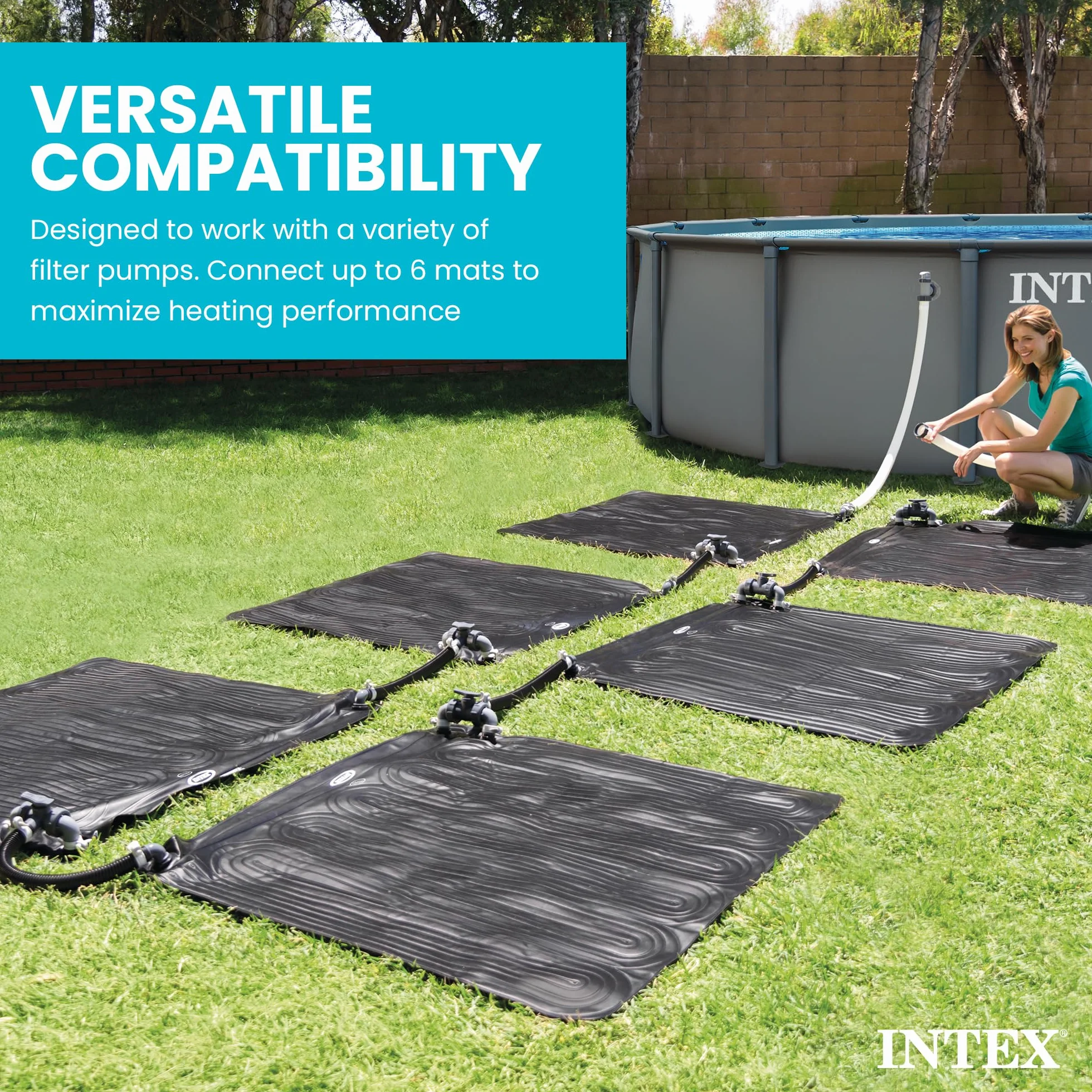 Intex Alfombra Calentador Solar de Agua 120 cm