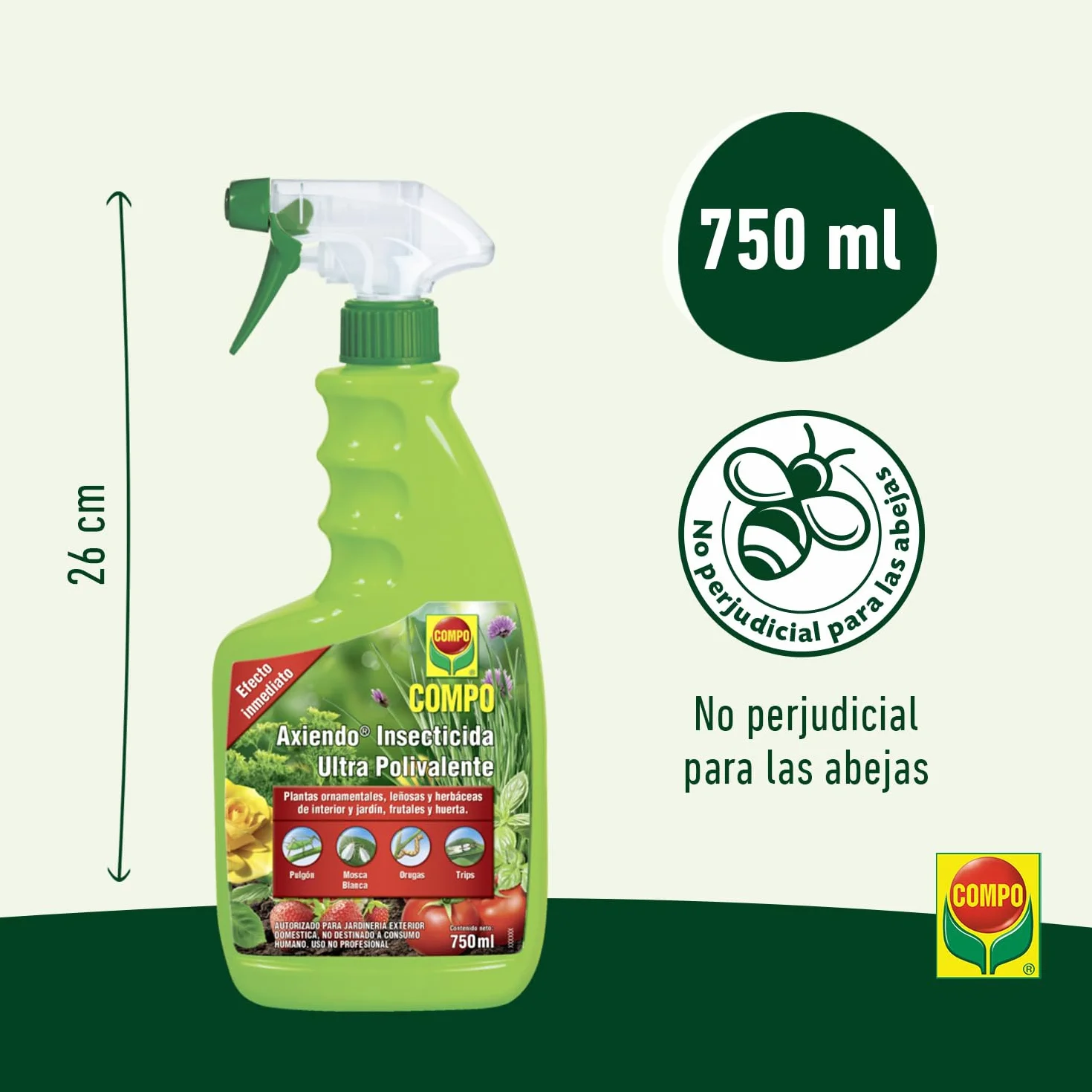 COMPO Axiendo Insecticida ultrapolivalente 750 ml
