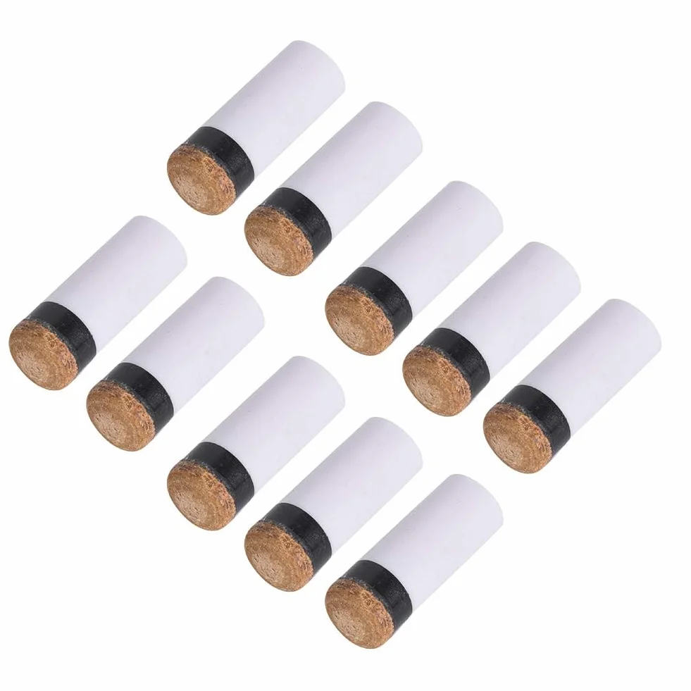 Alomejor Reemplazo Punta Taco Billar 13mm - Juego de Recambios para Cachas de Billar y Snooker - Kit de 10 Unidades
