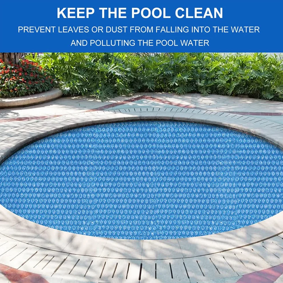 Manta Termica Piscina Redonda Ø 300 cm Cobertor Verano Calentador Solar UV Lamina
