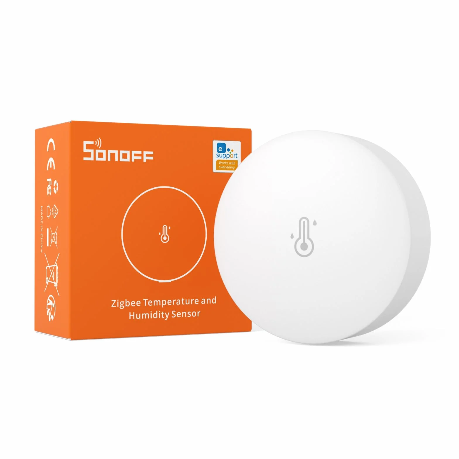 SONOFF SNZB-02P ZigBee Sensor de Temperatura y Humedad, Compatible con Google Alexa SmartThings