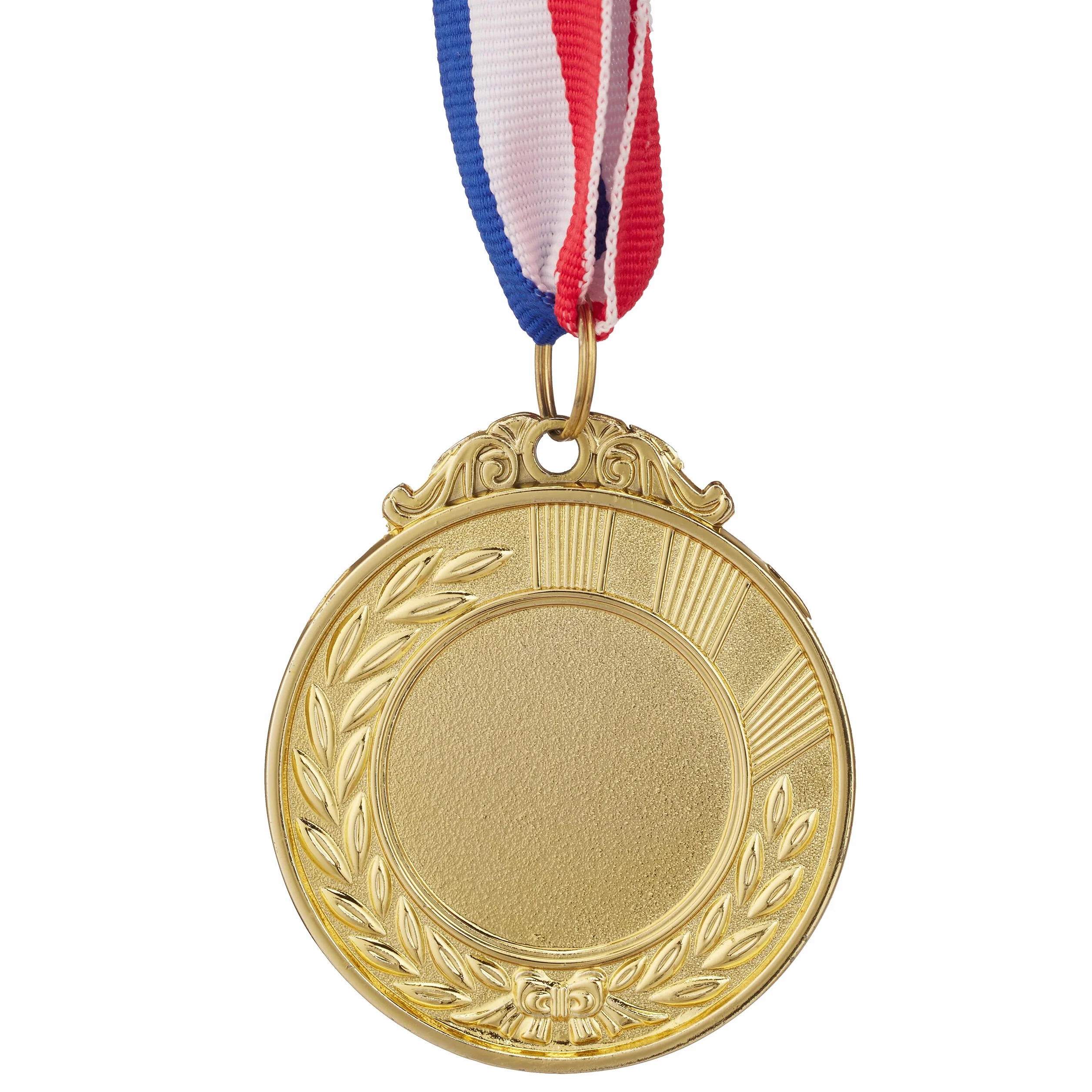 Relaxdays Medallas Infantiles Set 12 Ø 5 cm 1° 2° 3° Lugar Fútbol Premios Metal Dorado Plateado Bronce