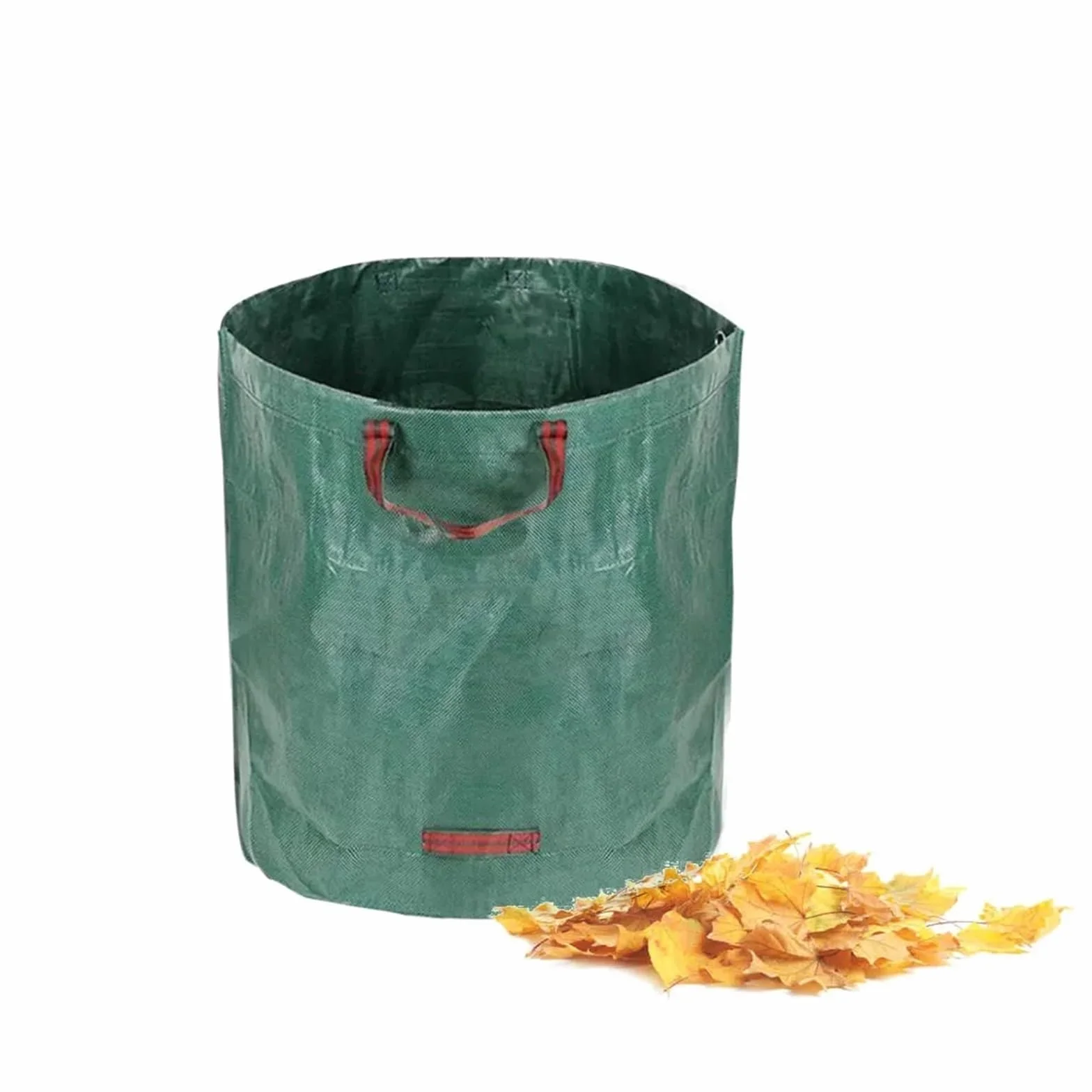 Bolsa de Almacenamiento de Basura para jardín, contenedor de Recogida de residuos de jardinería, Hojas, Malas Hierbas, Hierba Sacos de Jardin Bolsa Jardin(400L-80x80cm,No-Lid)