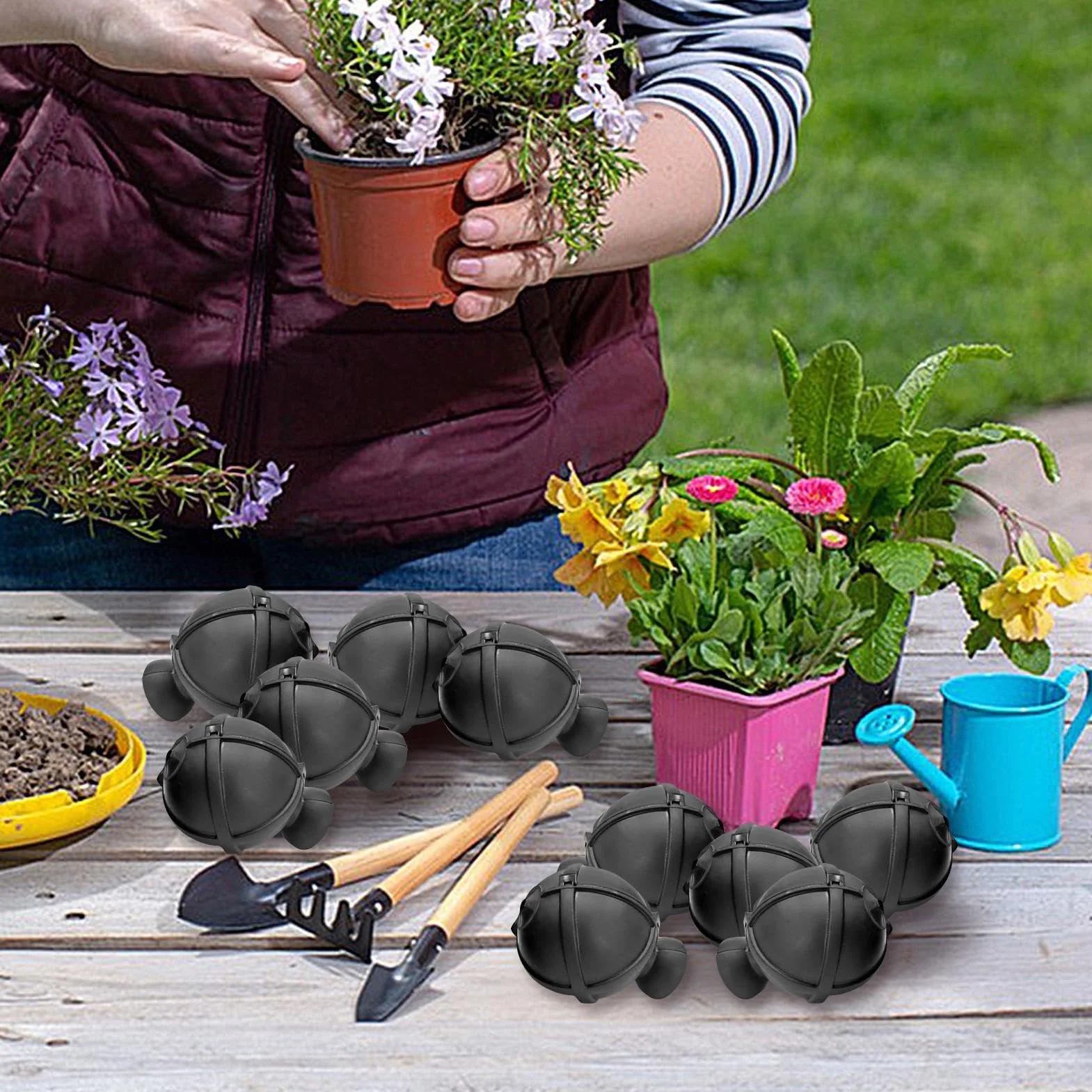 Kit De Propagación por Acodo Aéreo Reutilizable de 10 Piezas Accesorios De Jardinería
