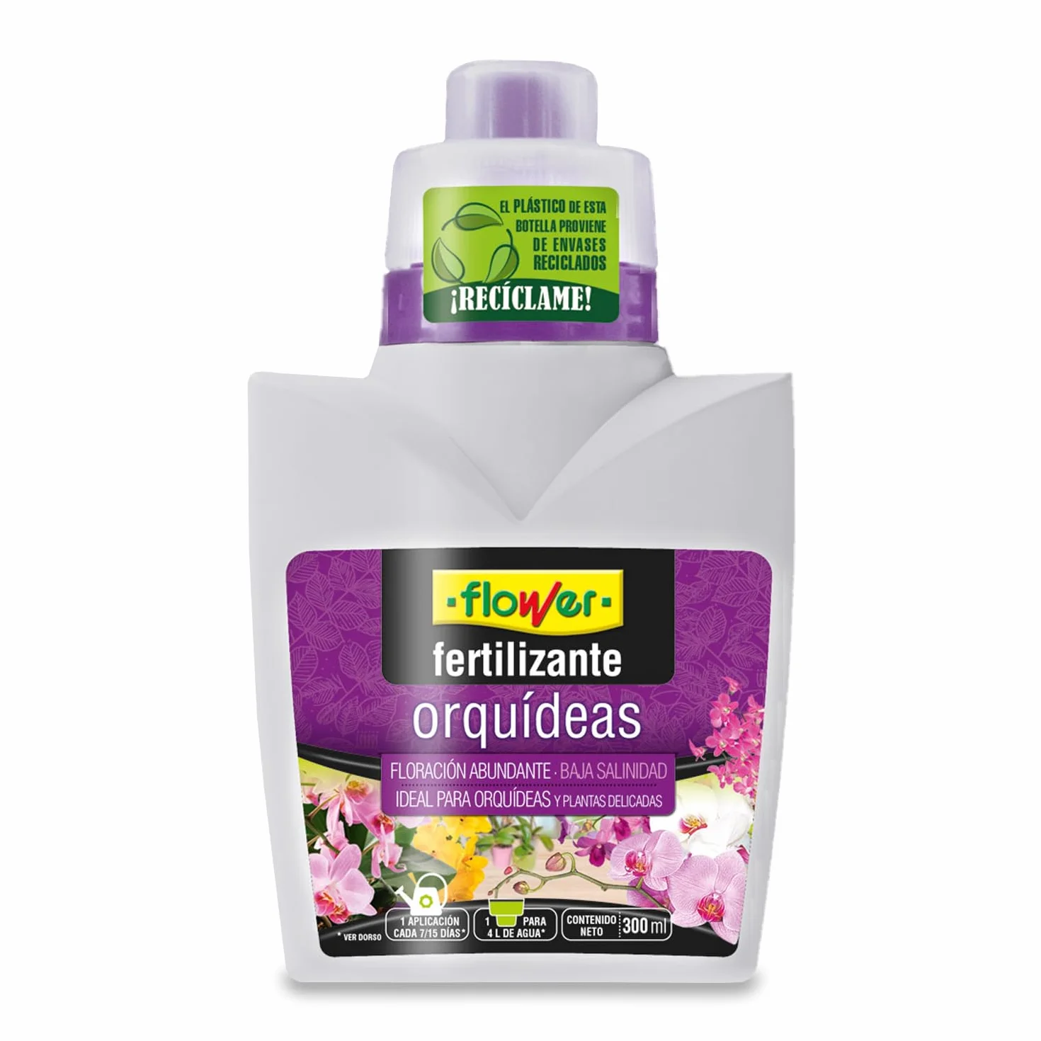 Abono Líquido Orquídeas 300 ml Fertilizante NPK 5-5-5 Micronutrientes Vitamina K3 Crecimiento Floración