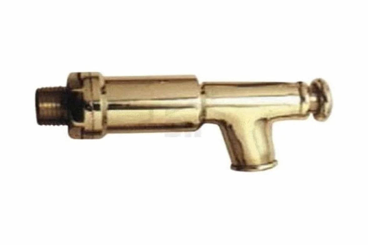 Grifo Fuente Latón Pulido 3/4" para Fuentes, Patios y Jardines
