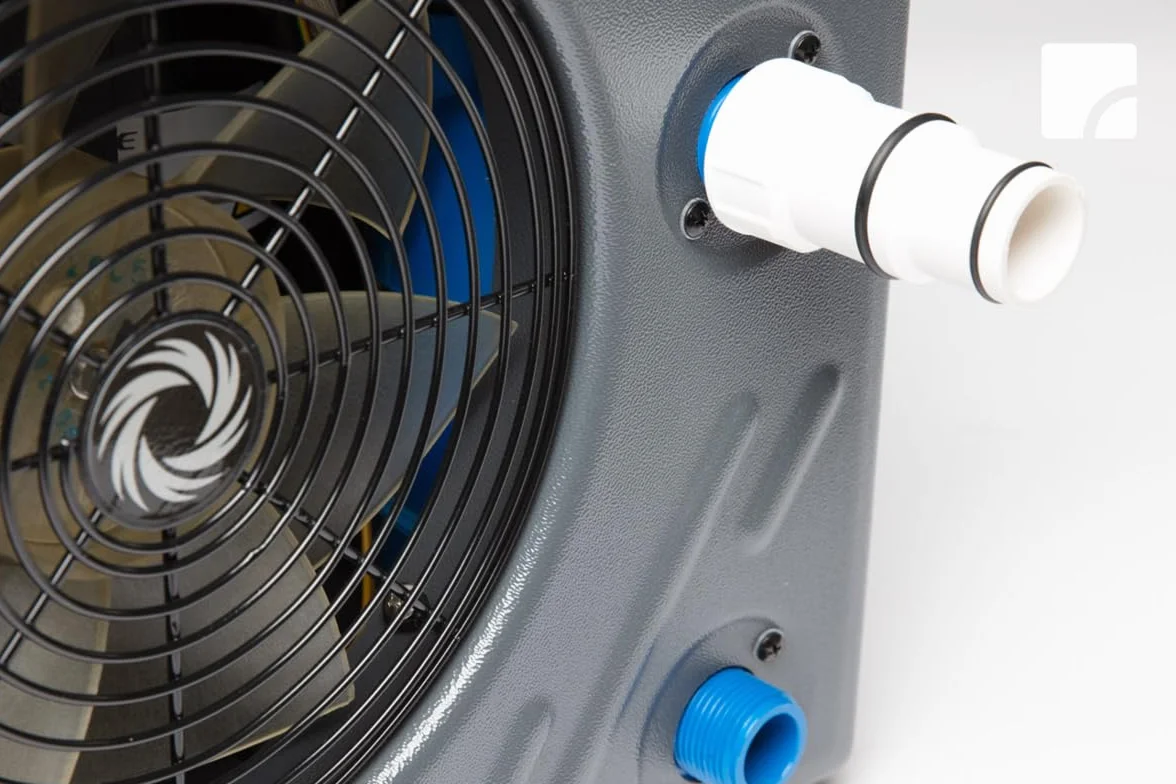 Steinbach Bomba de Calor Mini 049275 para Piscinas hasta 20.000 l con Pantalla LED y Sensor de Flujo
