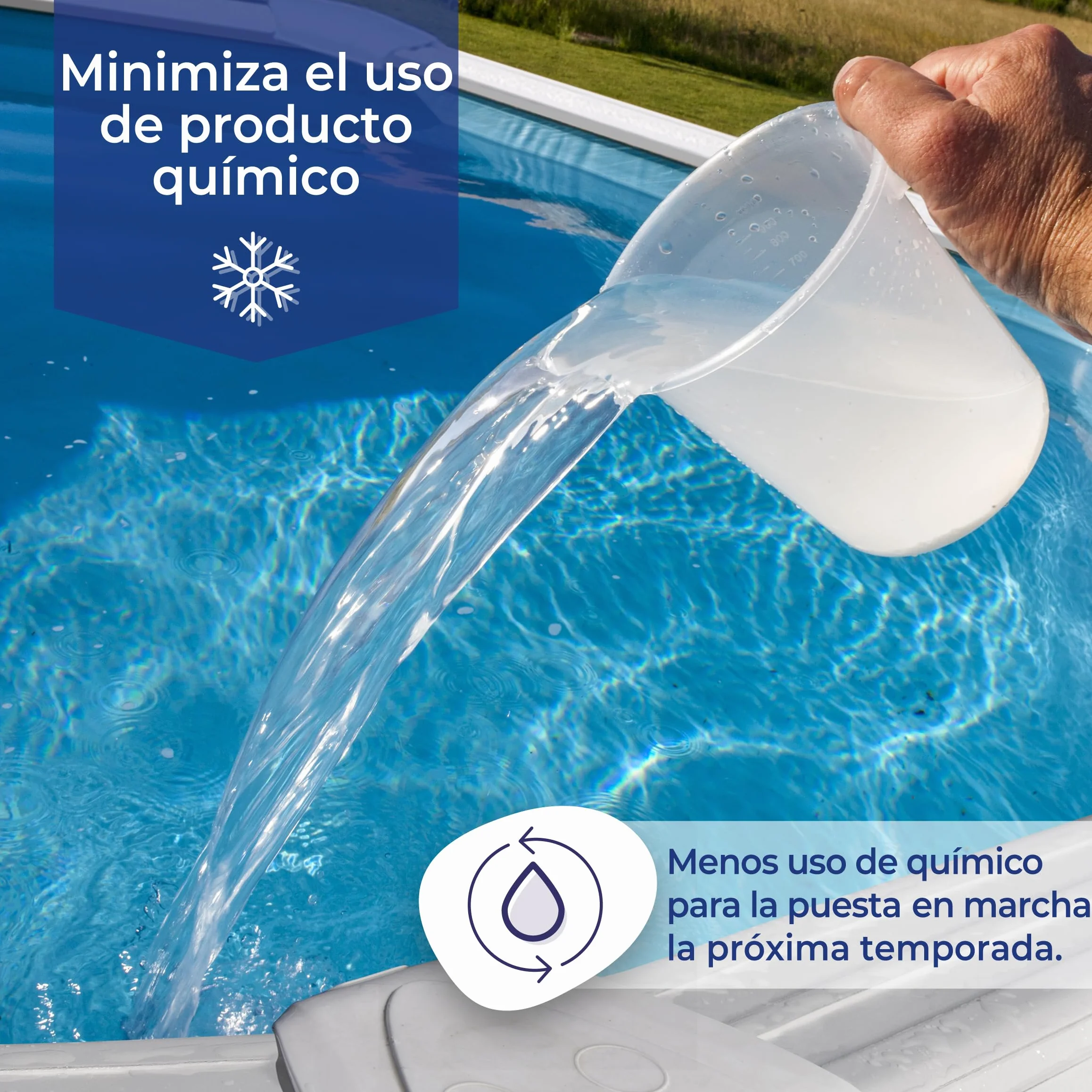 Cubierta de Invierno para Piscinas Ovaladas 610x375 cm 120 g/m2 CIPROV611