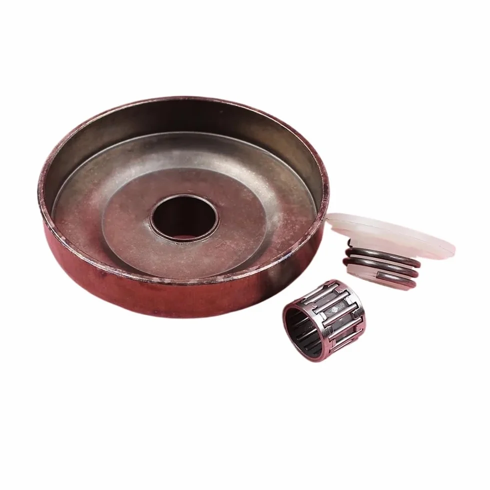 Adecuado for Hus 340 345 350 EPA 445 445E 450E Motosierra Embrague Tambor Cojinete de agujas Piñón sin fin Repuestos