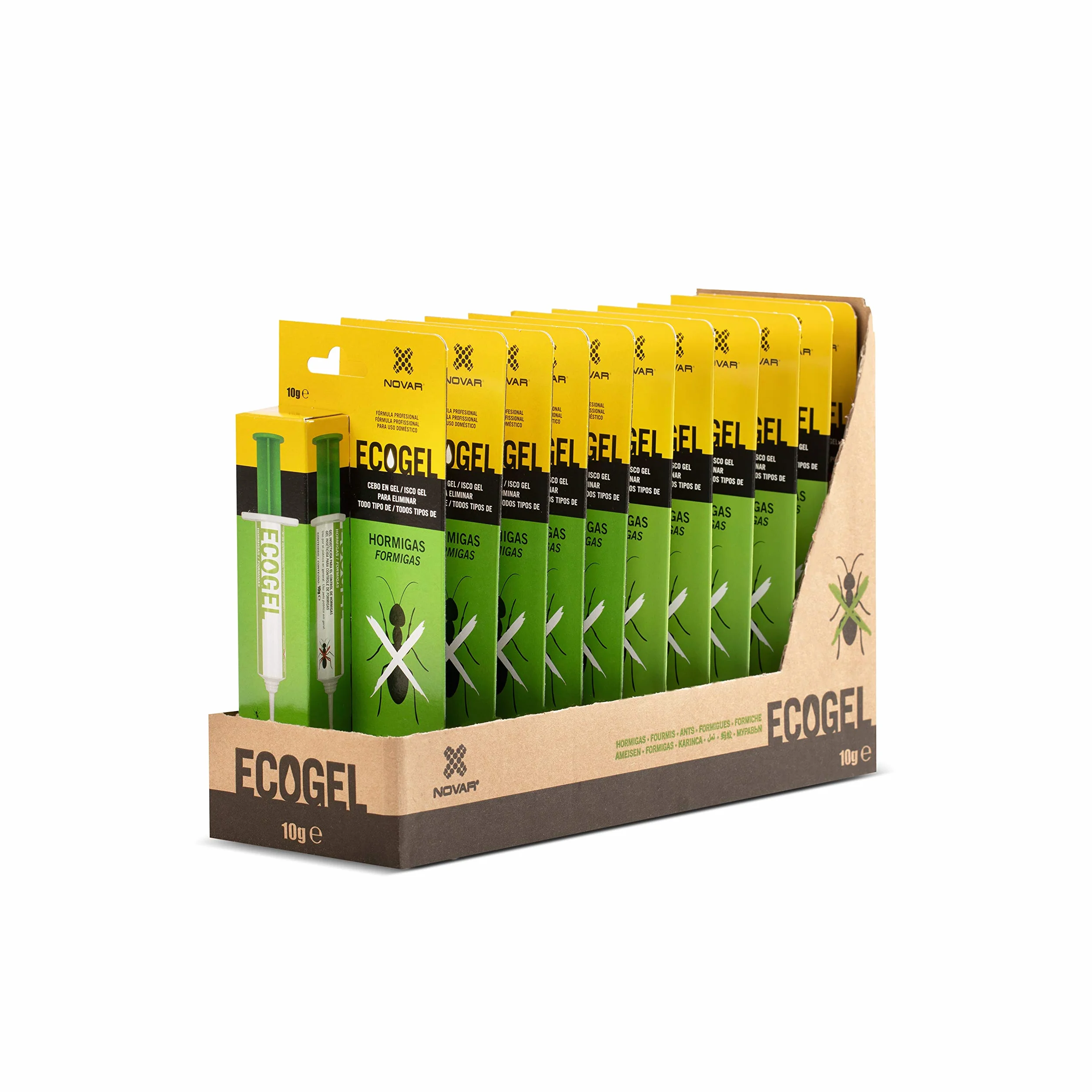 Hormigas Eficacia Profesional Jeringa 10gr Ecopack 1 unidad Caja de cartón