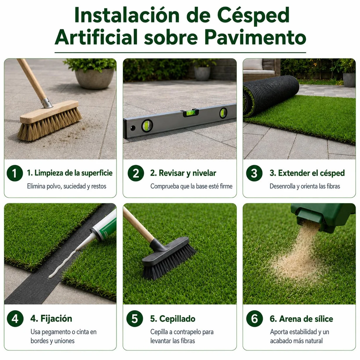 Césped Artificial TOKIO 40 mm 2x5 m Rollo Resistente UV Alta Densidad 18.900 Puntadas Drenaje 800 l/h/m²