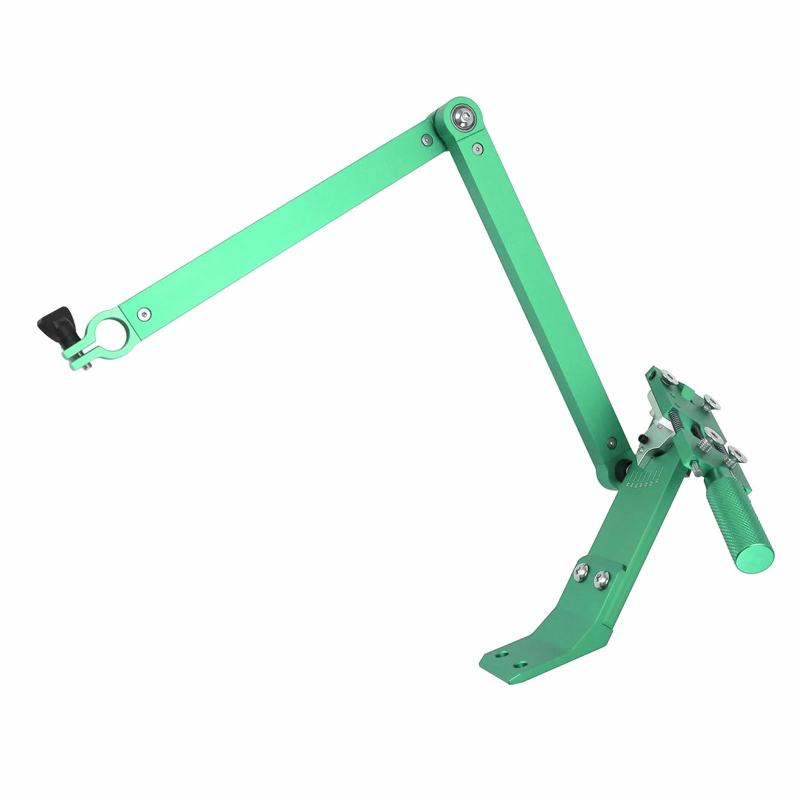 Sxhlseller Afilador de Cuchillas para Cortacésped, Herramienta para Cortacésped con ángulo Ajustable de 15° a 45° Hecha de Aleación de Zinc para un Mantenimiento Preciso de Las Cuchillas de Estándar