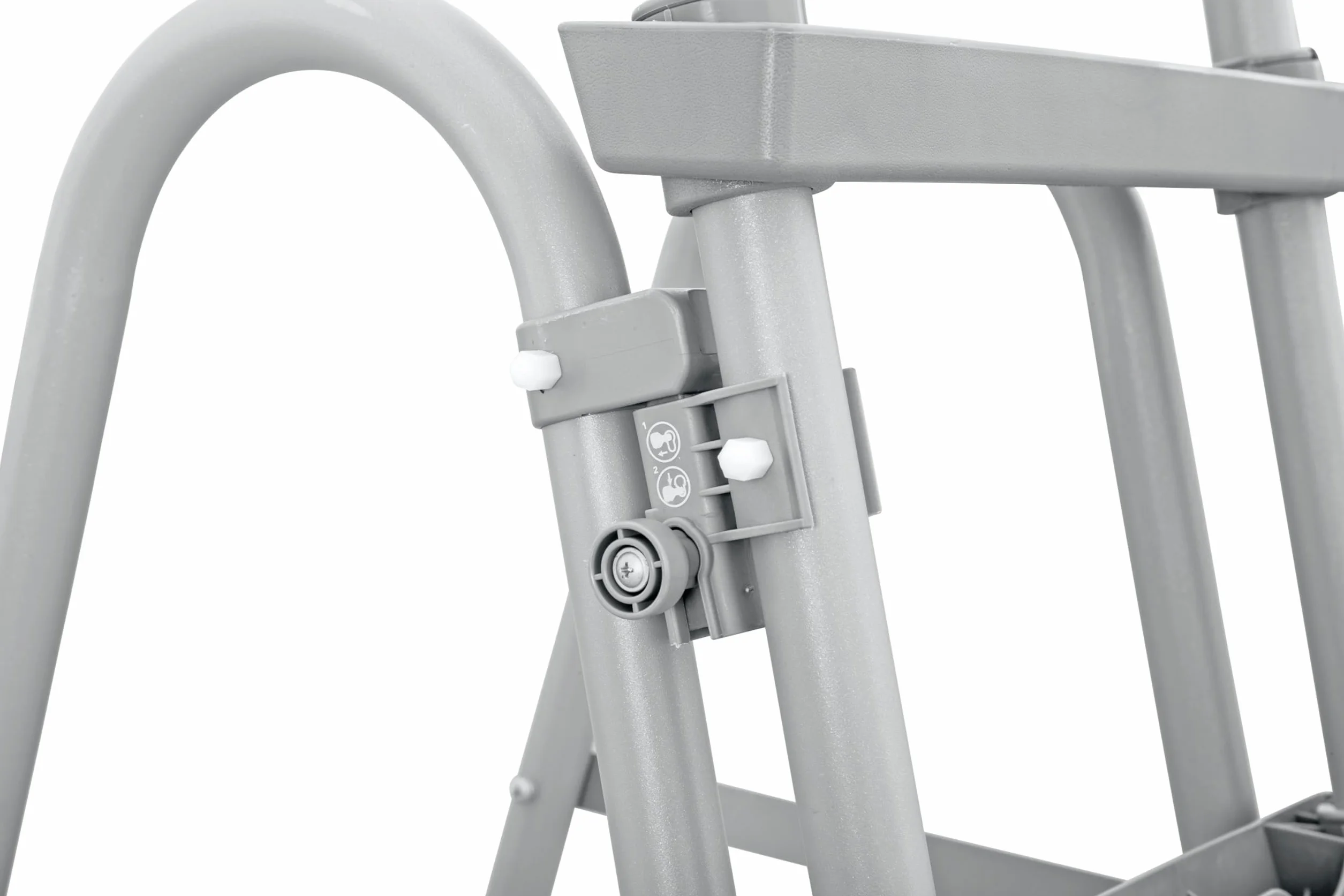 Bestway Escalera Piscina Abatible 1,22 m con Seguro