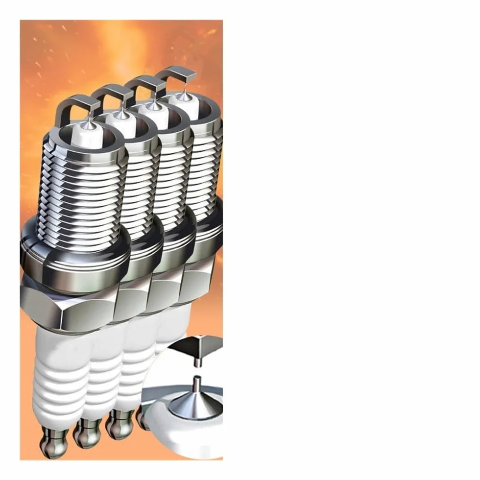 Bujías (4 Unidades) / Aptas para Great Wall y Haval F7 F7x 2 0T GW4C20, bujías de Doble iridio, repuestos para automóviles.