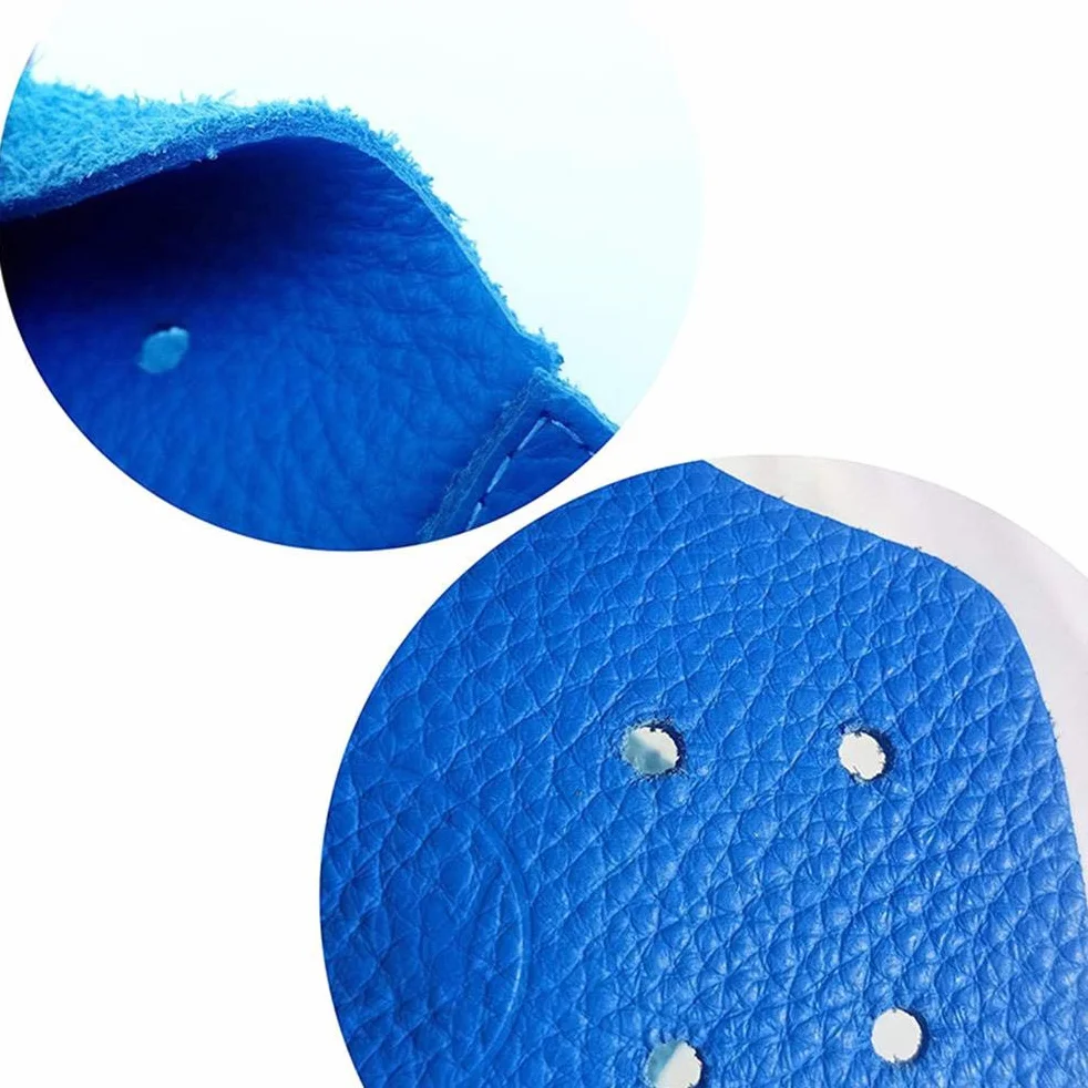 Protectores de puntera de piel sintética con 4 agujeros, almohadilla protectora para patinar