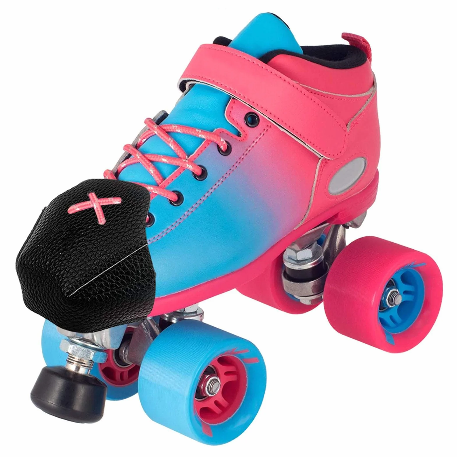 SpeedToe protectores puntera para patines cuádruples piel artificial gorras patines ruedas Quad Roller Skate