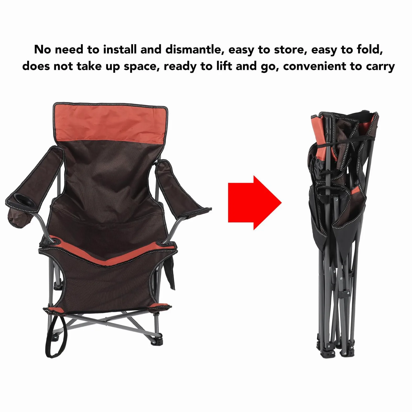 Asixxsix Tumbona Plegable para Adultos con Capacidad de 500 Libras, Silla Reclinable para Patio con Almohada Extraíble, Silla Multifuncional de Gravedad Cero para Camping, Playa, Picnic, Resistente