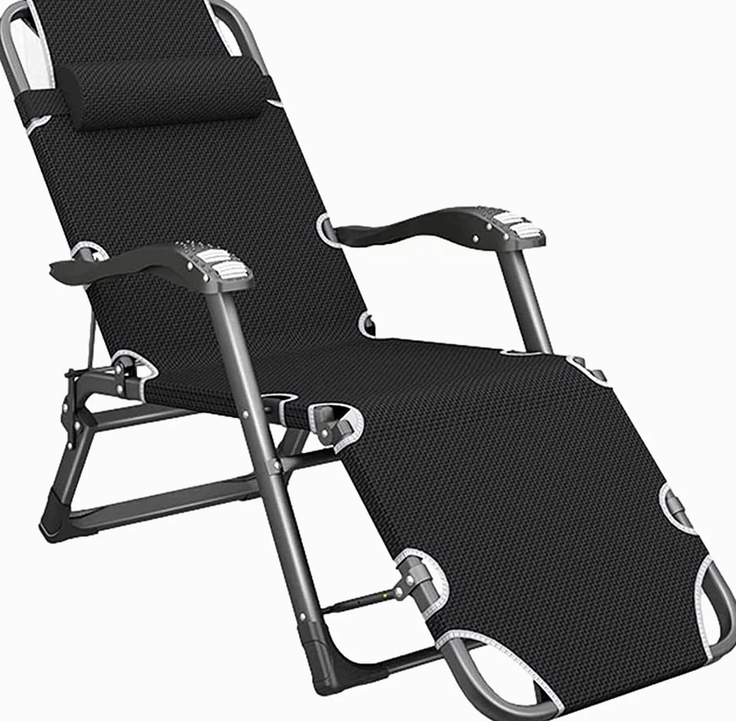 Sillón de Gravedad Cero, sillones para Exteriores, sillas con Asientos Acolchados, sillas Plegables, Juego de sillones reclinables de Gravedad Cero, sillas relajantes con Respaldo Ajustable, para