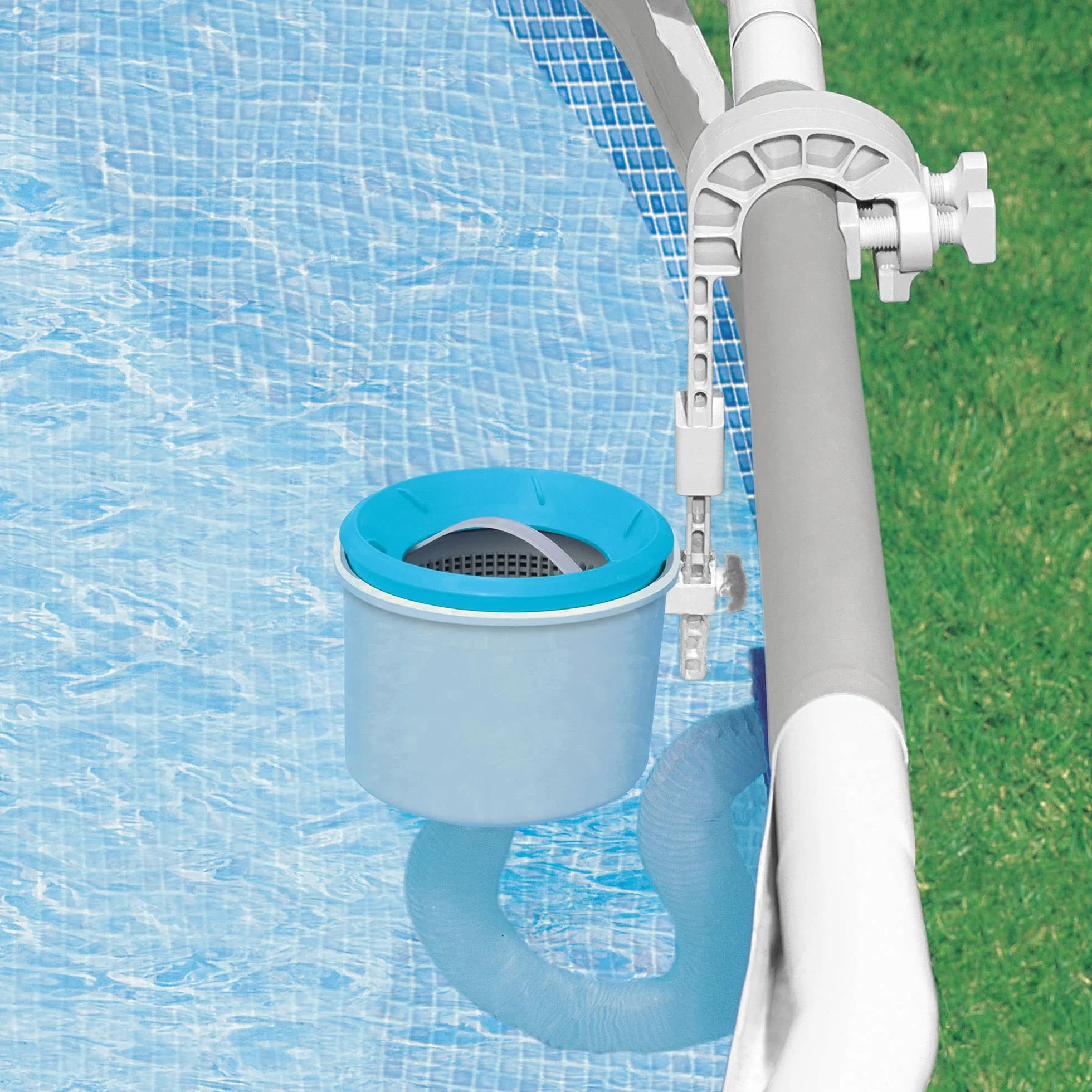 Intex Skimmer Deluxe para Piscinas Desmontables, Recoge Hojas, 3785 l/h, Compatible Easy Set y Metálicas