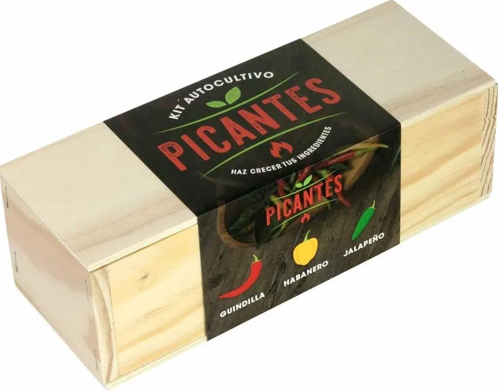 Kit Autocultivo Picantes Guindilla Habanero Jalapeño Cultiva en Casa