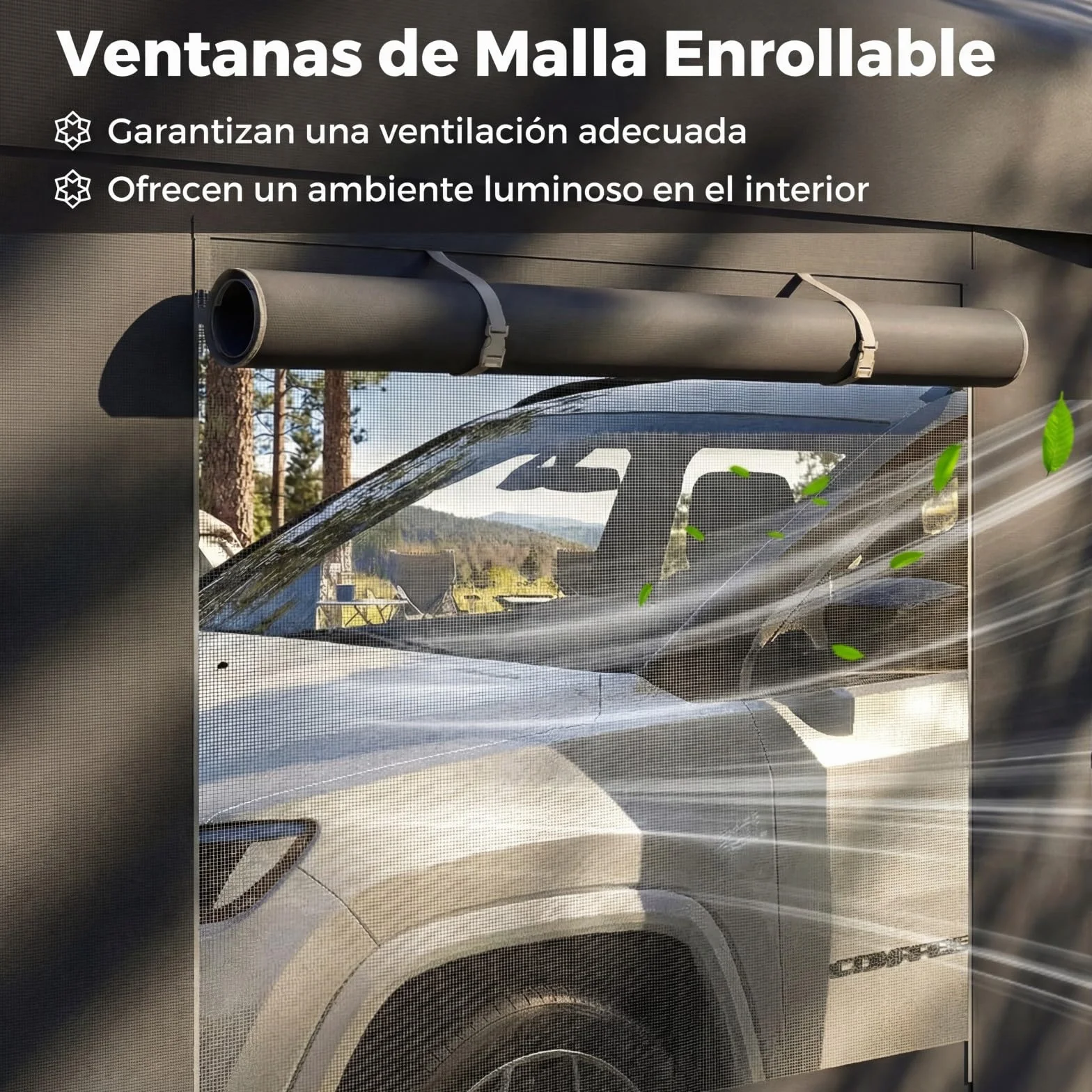 COSTWAY Garaje Exterior para Coche 586x305x280 cm Lona PE Resistente al Agua
