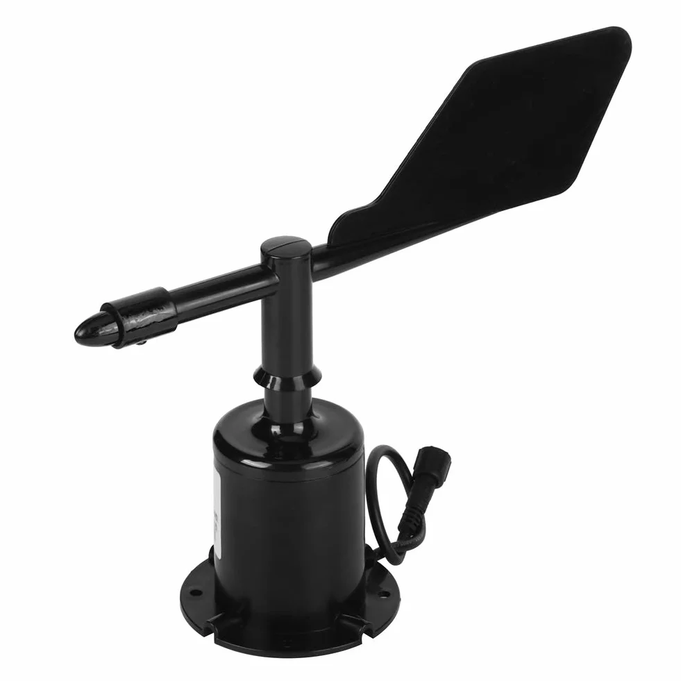Fdit Sensor de Velocidad del Viento 0-10 V Ligero Medición Dirección 8 Indicaciones