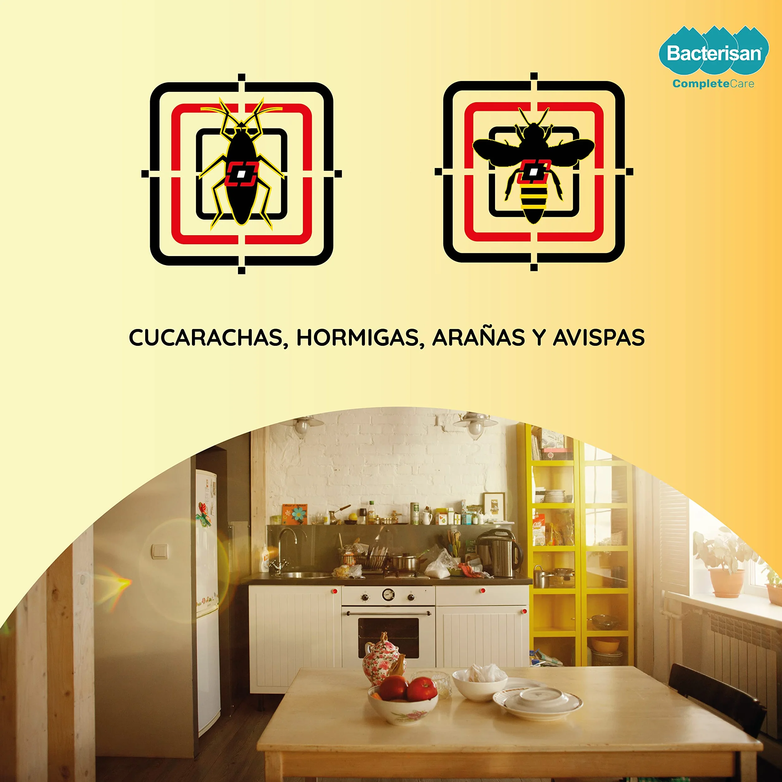 BACTERISAN Cucanor B 750ml Spray Insecticida insectos rastreros voladores