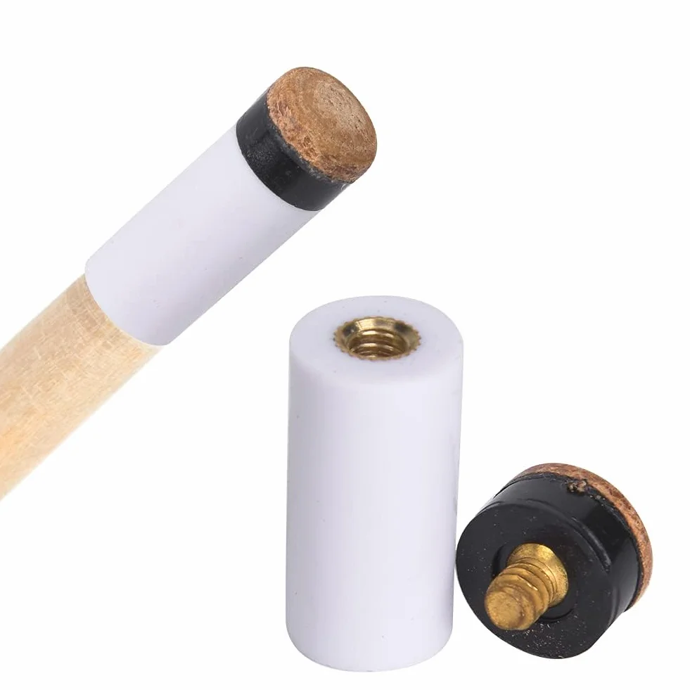 Alomejor Reemplazo Punta Taco Billar 13mm - Juego de Recambios para Cachas de Billar y Snooker - Kit de 10 Unidades
