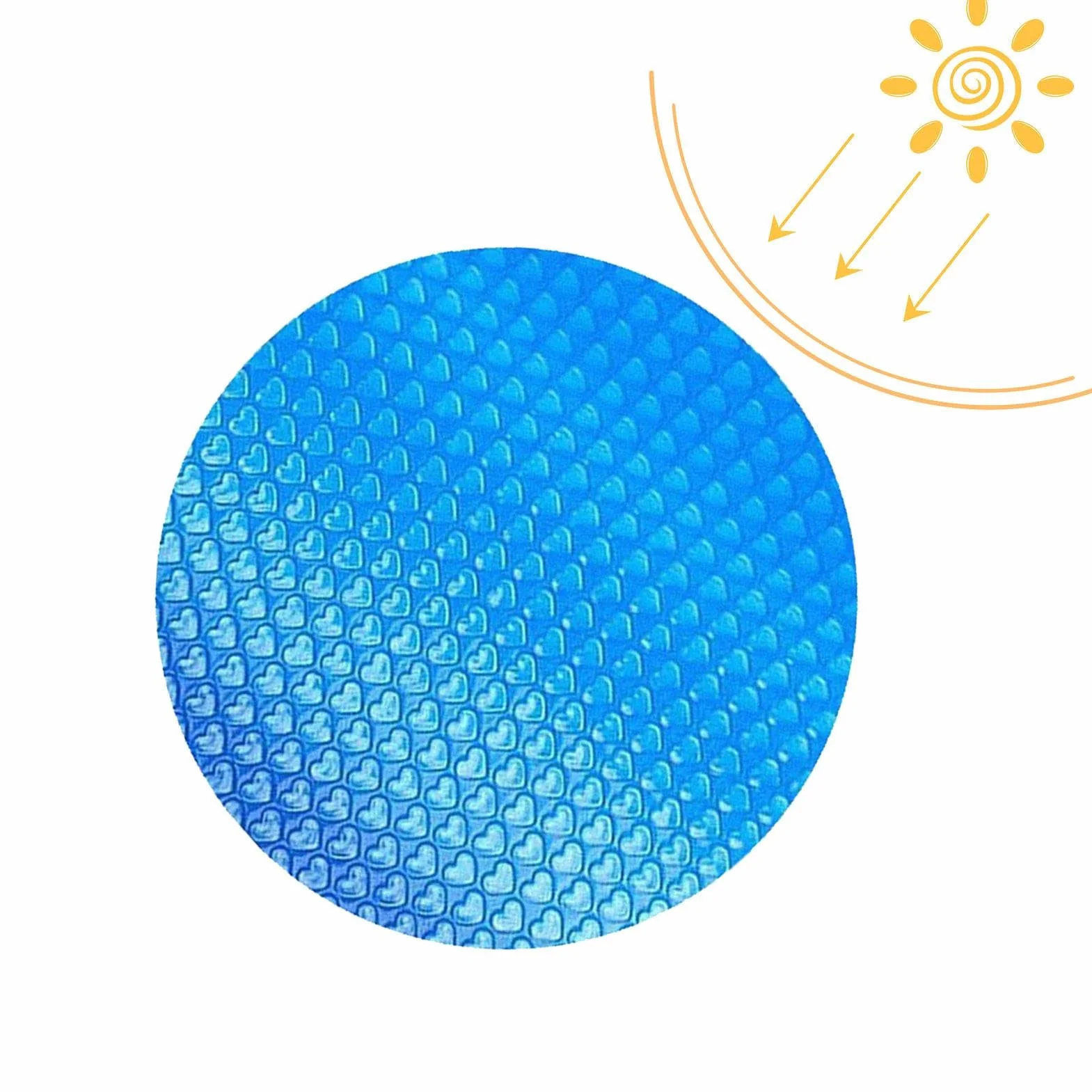 Cubierta Solar Piscina Manta Térmica 300 cm Flotante para Piscinas Enterradas