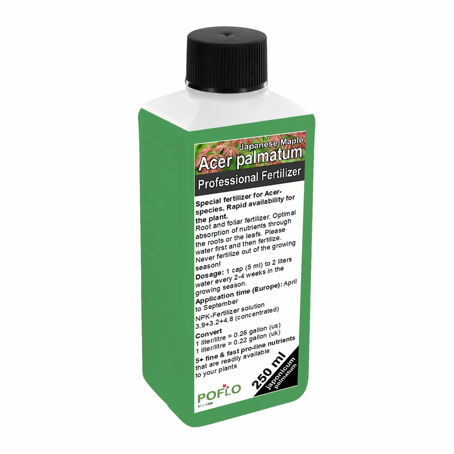POFLO Abono líquido para arce japonés HIGHTECH NPK 250 ml