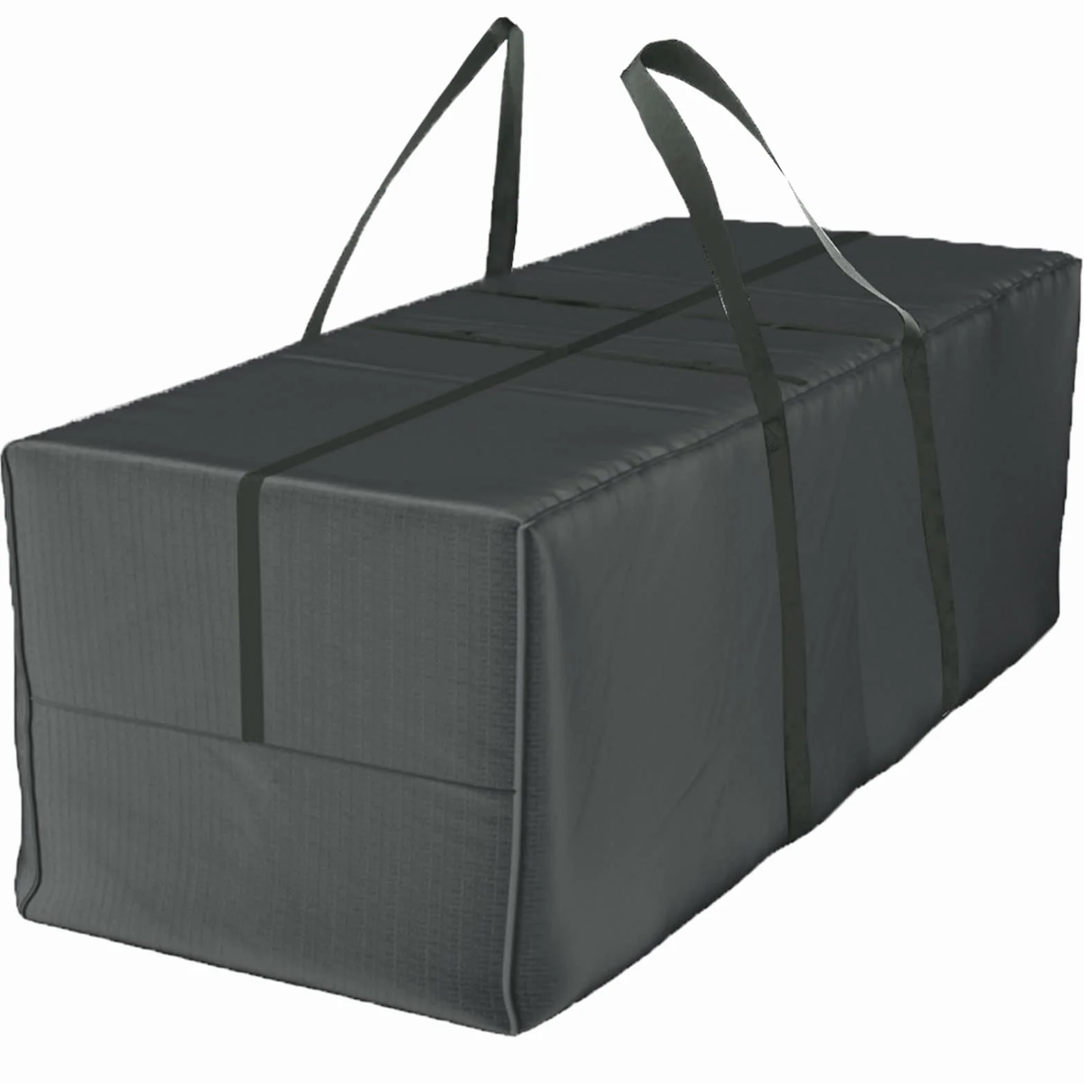 Bolsa Almacenamiento Cojines Muebles Jardín Impermeable Anti-UV Tela Oxford 600D 175x80x65cm Navidad Asa Cremallera