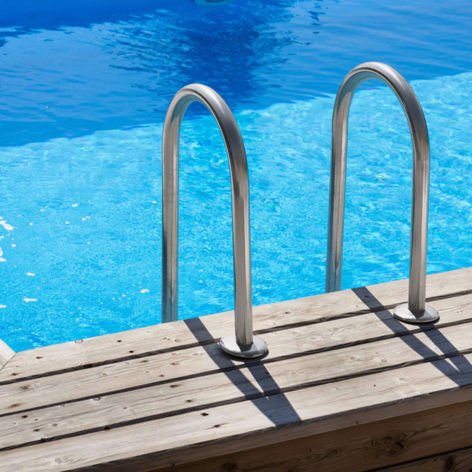 COSTWAY Escalera de Piscina de 3 Peldaños, Acero Inoxidable, Antideslizante, 55x26x132 cm, 150 kg