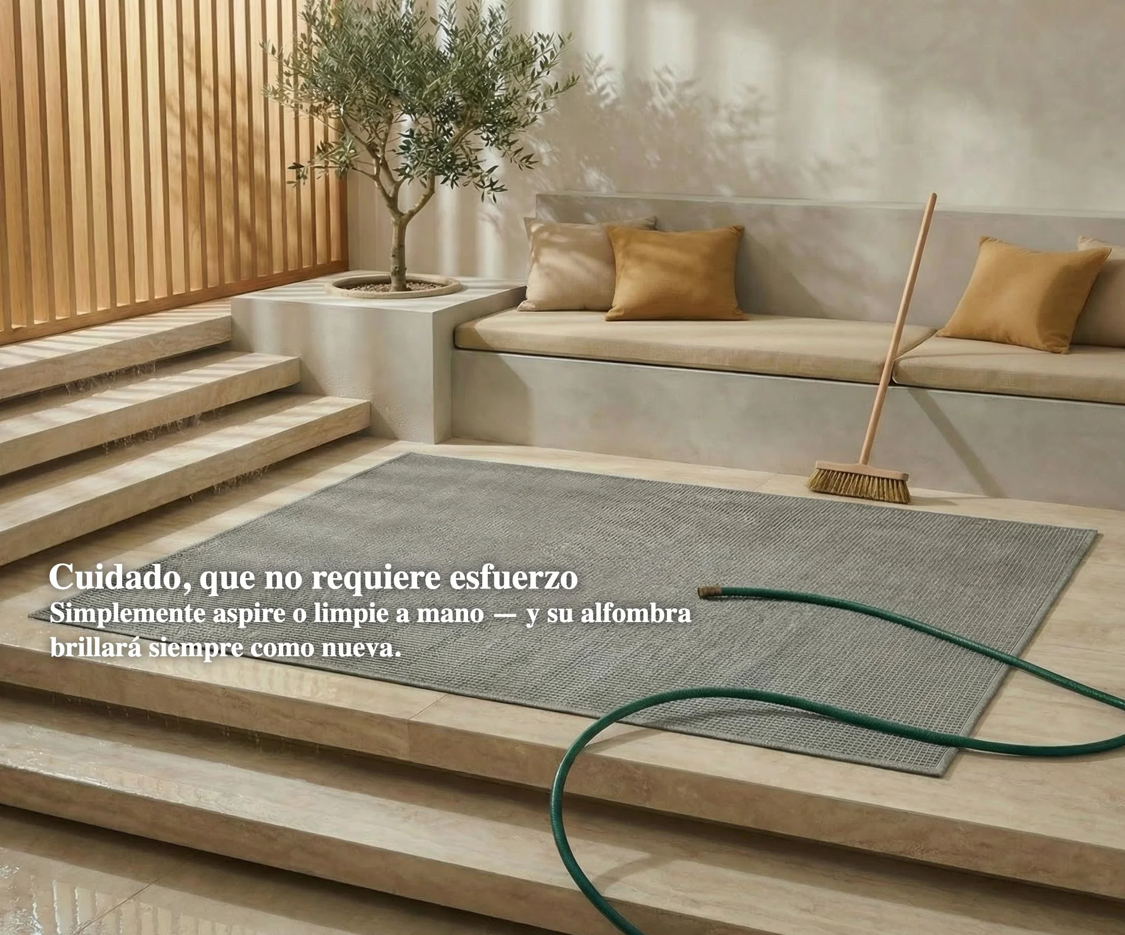Jimri Alfombra Exterior 160x220 cm Plateada Resistente UV Agua