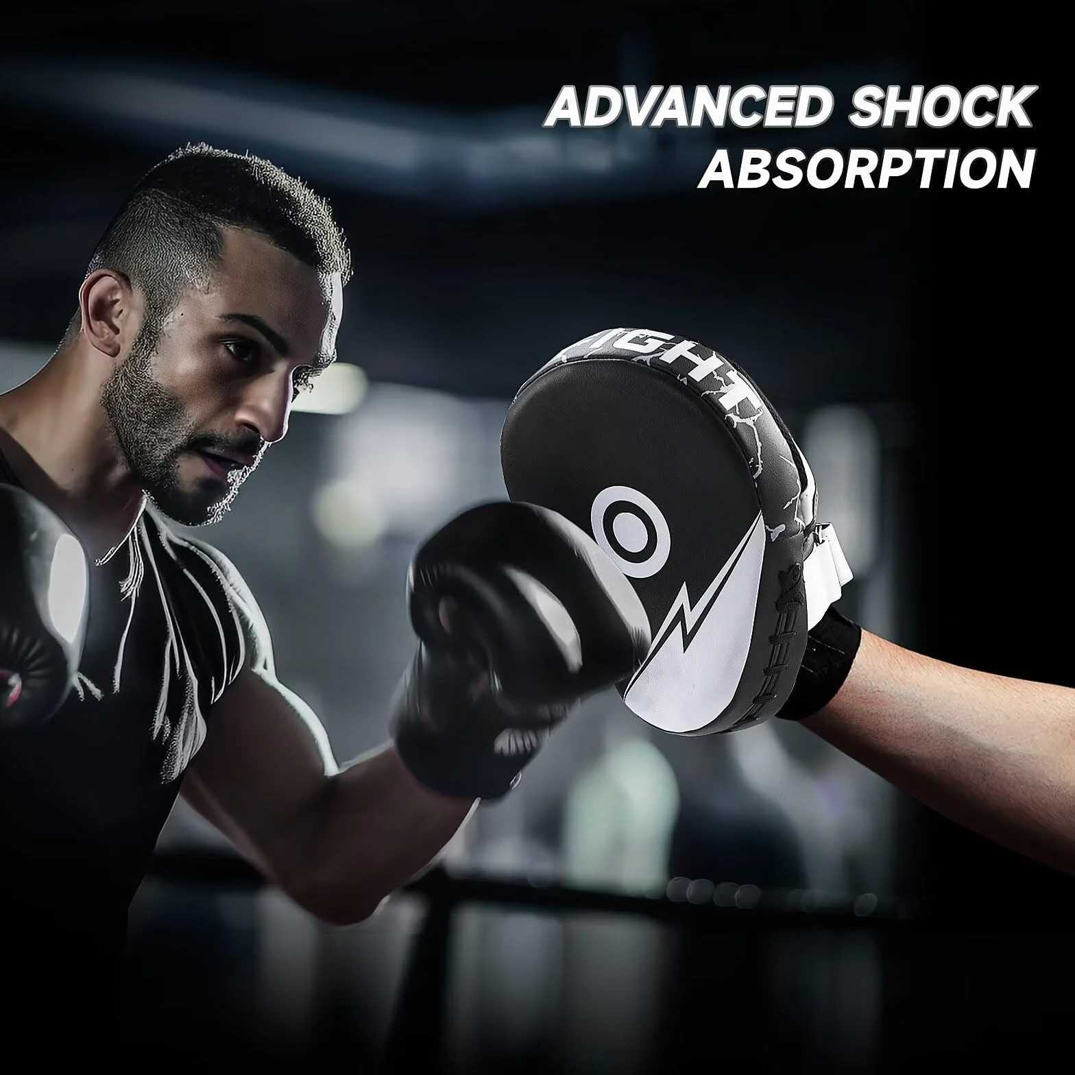 Boxing Pads Muay Thai Cuero Curvo Focus Pads para MMA Karate