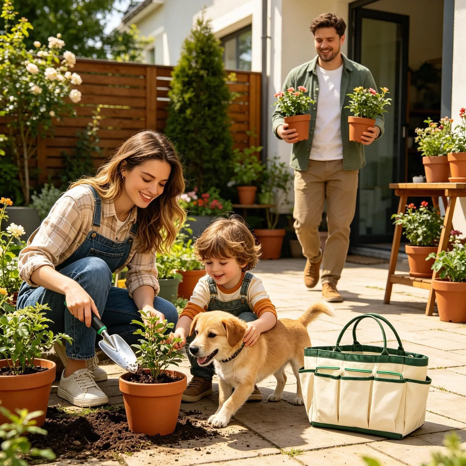 Juego de Herramientas de Jardinería 11 Piezas para Excavar y Plantar en | Herramientas de Jardín Resistentes para Jardineros Mamá Papá Hombres Mujeres Familia Amigos Jardín Patio