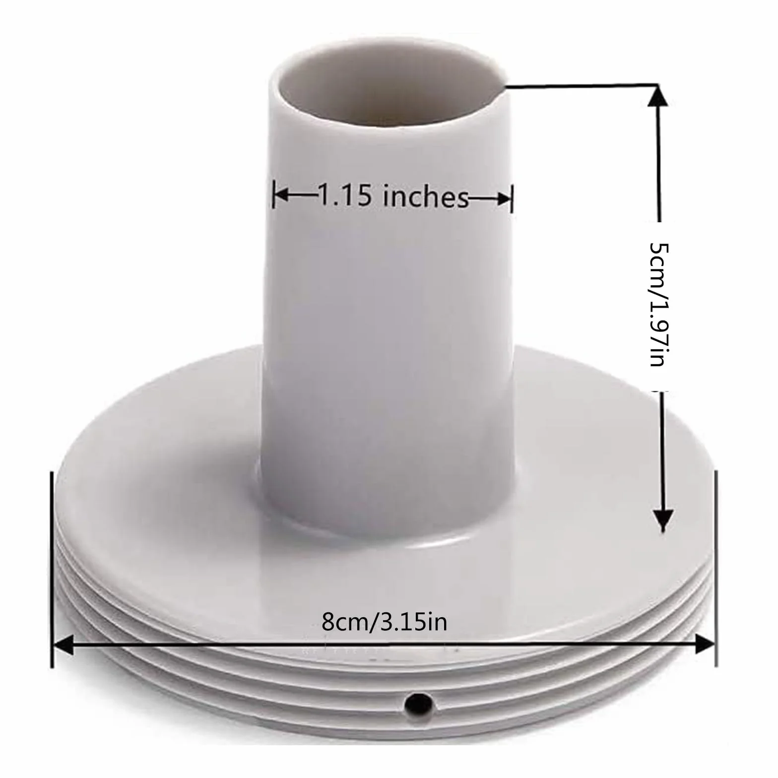 Conector de filtro de piscina para puertos de salida de piscina, filtro de rejilla, conveniente conector de colador 11070