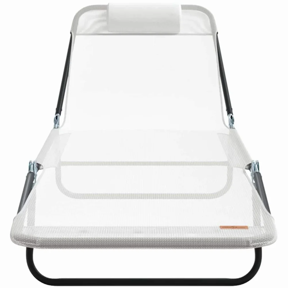 Tumbona plegable, respaldo ajustable, tela textileno, marco de acero, silla de gravedad cero para exteriores para relajación y comodidad