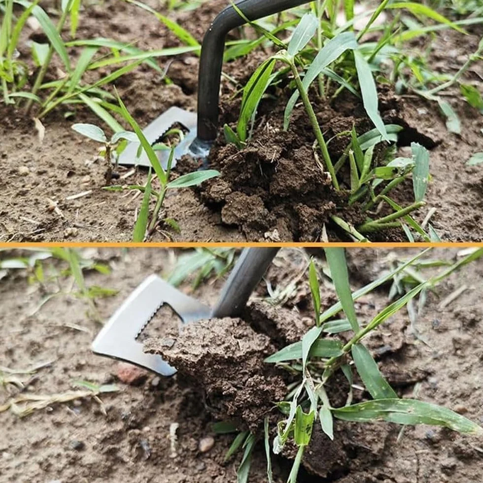 Anyingkai 2 Piezas Extractor de Malas Hierbas Manual, Desmalezar para Jardín, Herramienta Largo