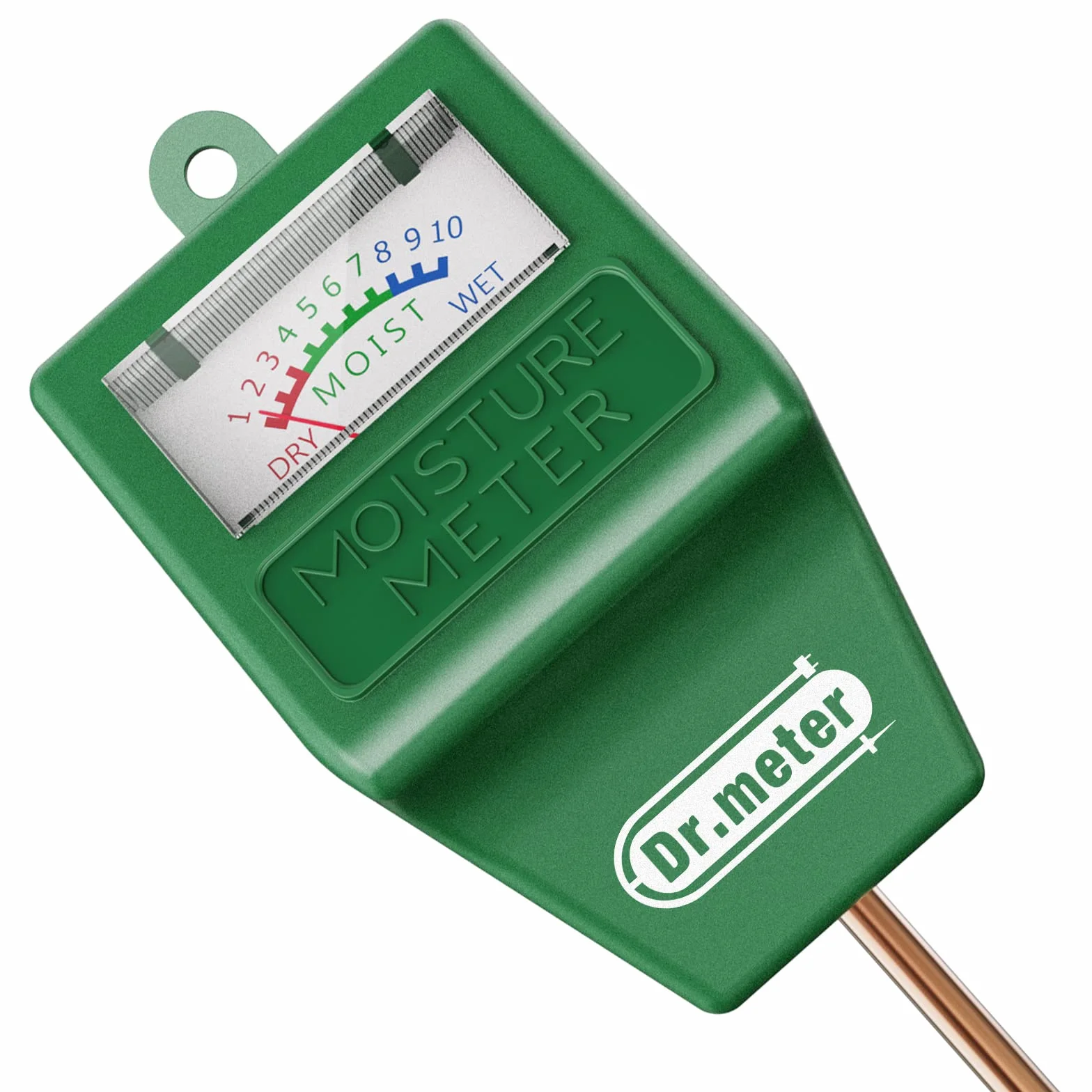 Dr.meter 27CM Medidor Humedad Plantas, Higrometro para Interior y Exterior sin Batería