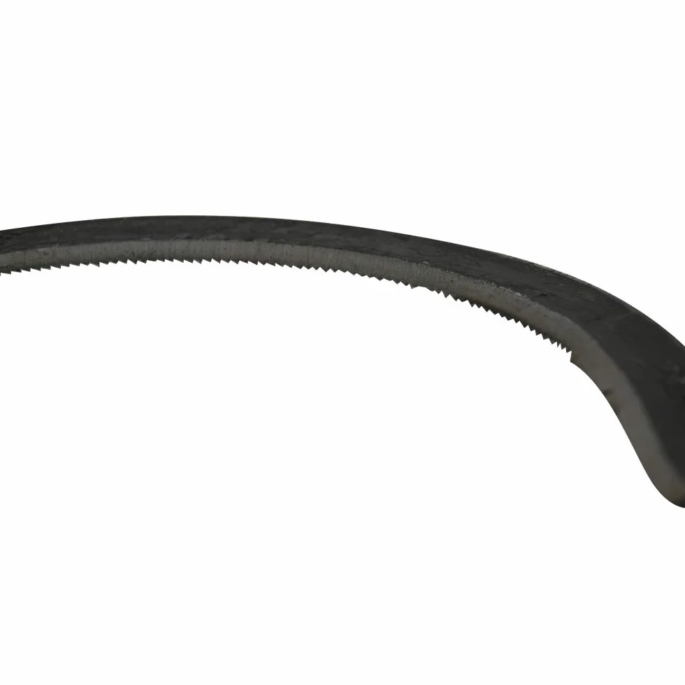Bellota Hoz dentada para malezas acero endurecido mango madera herramienta agrícola profesional 1 pieza