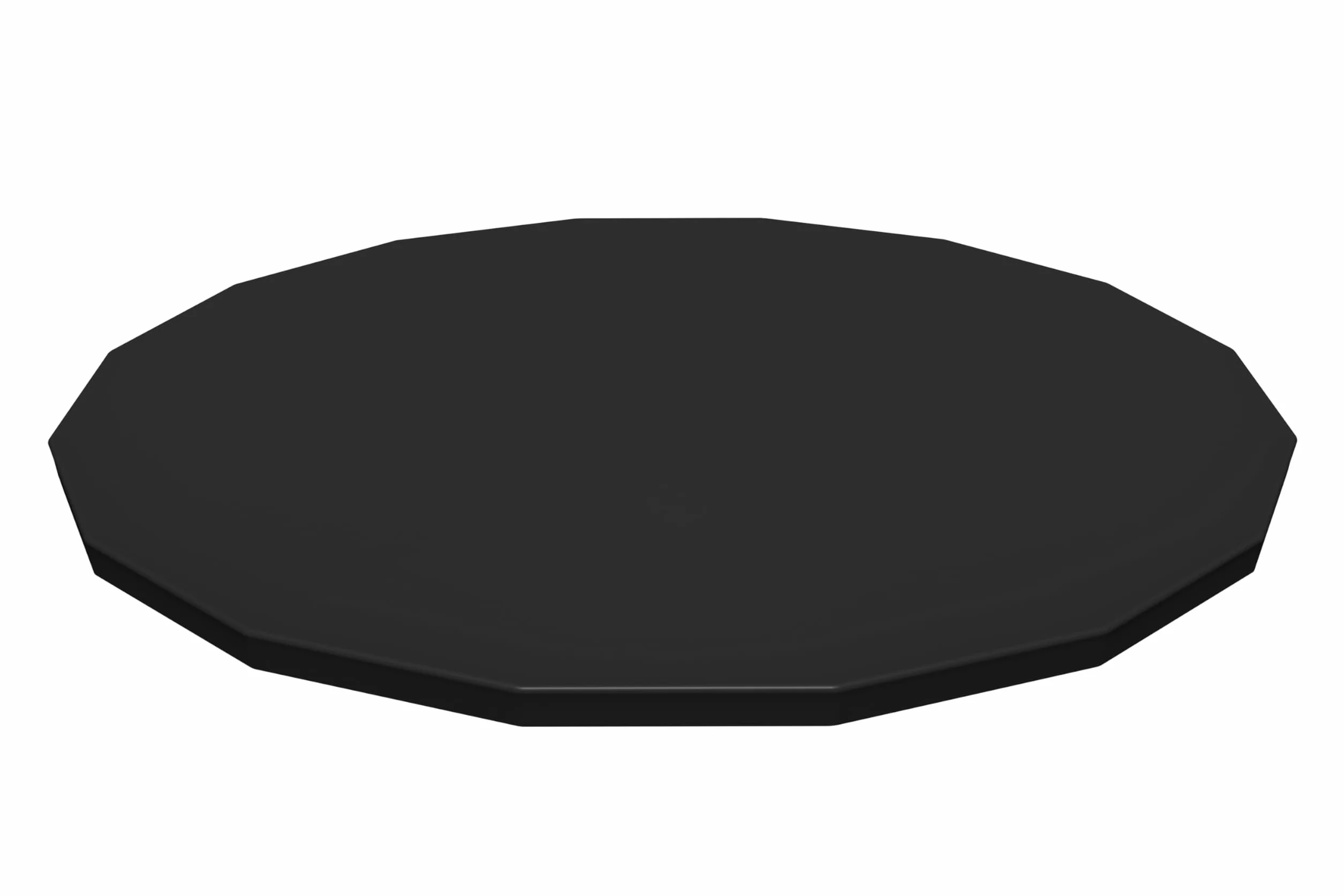 BESTWAY Cobertor de Invierno Piscina PVC Negro Ø493 cm