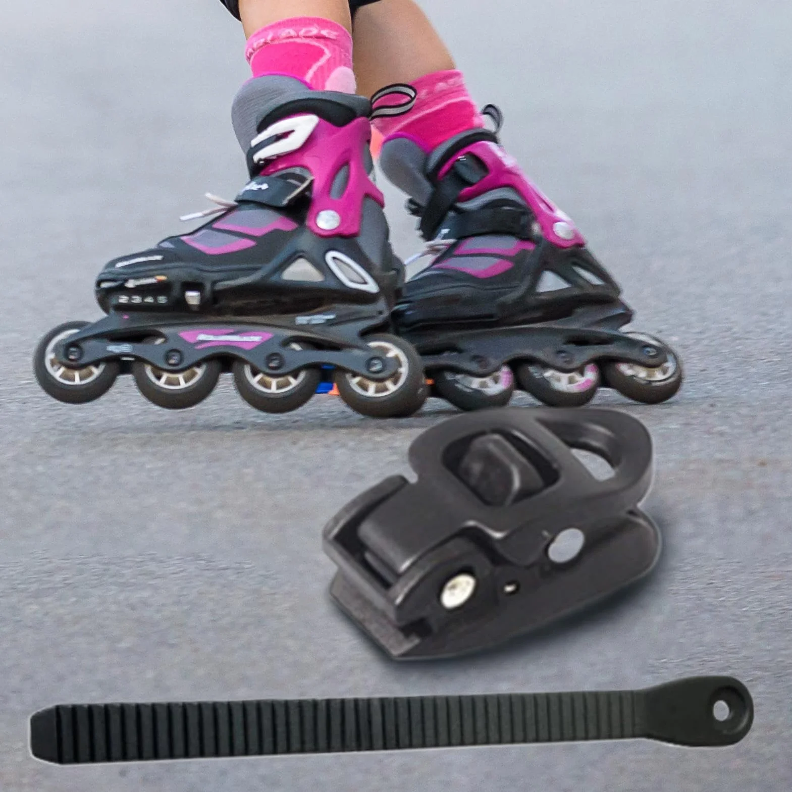 Correas para patines de ruedas hebillas ajustables cierre con tornillo