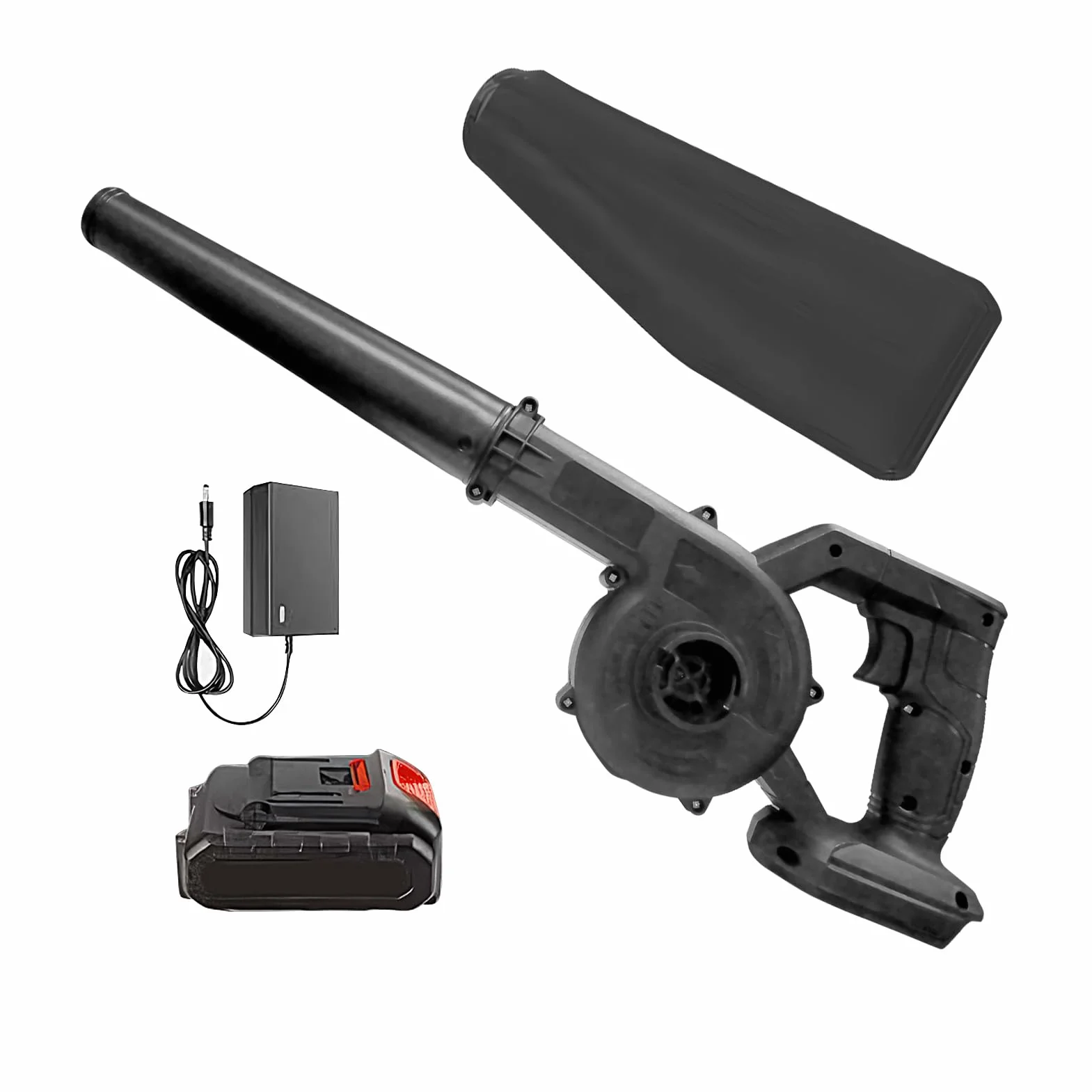 Soplador de Hojas Eléctrica Portátil Potente | Limpiadora para Jardín Sopladora de Hojas Portátil para Patio Exterior Terraza Césped Hogar Coche Taller