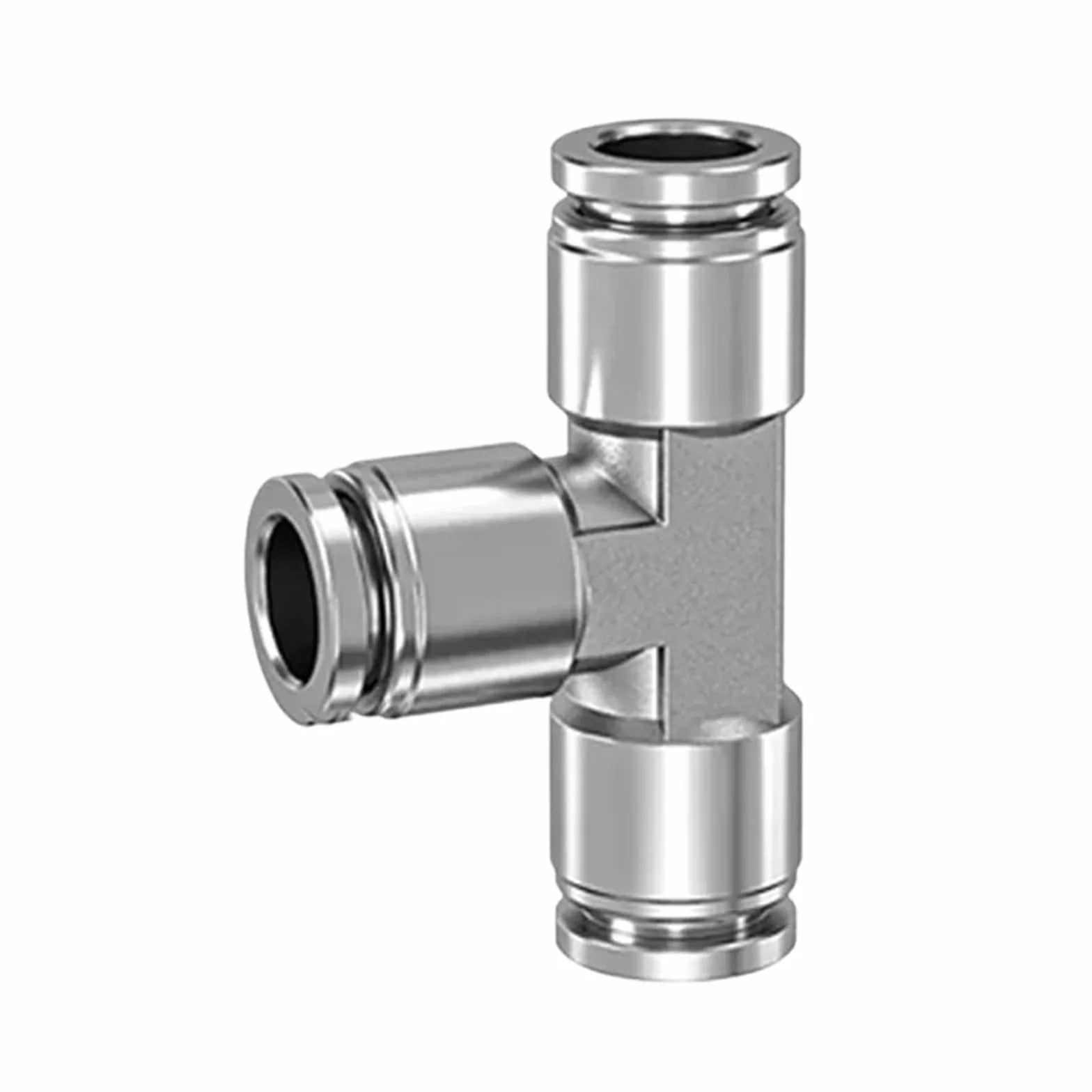 10pcs Air Pneumatic Fittings 4mm Fitting PU PV PY PE PM PK 304 Stainless Steel Hose Quick Couplings Pipe Connectors(PY)