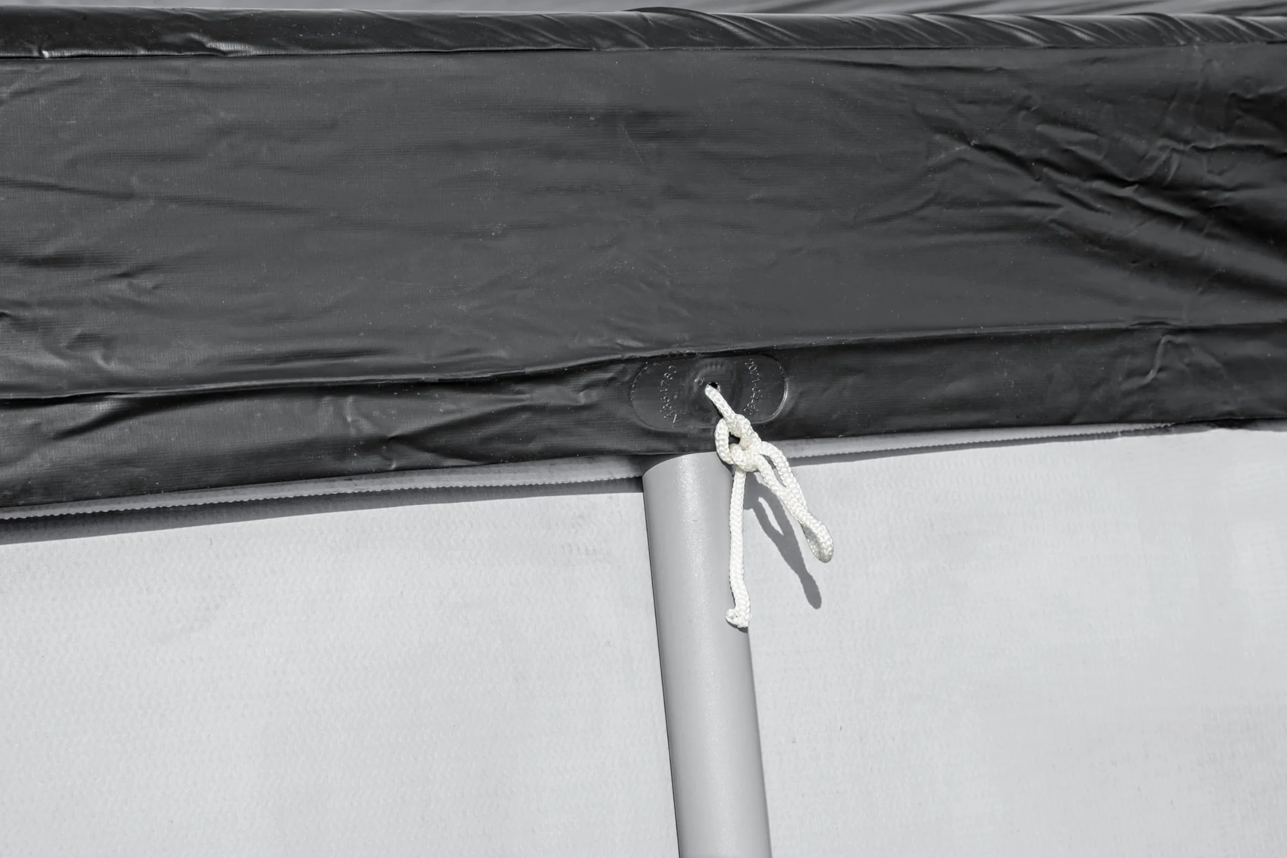 BESTWAY Cobertor de Invierno Rectangular 396x185 cm Negro para Piscinas 412x201 cm 404x201 cm