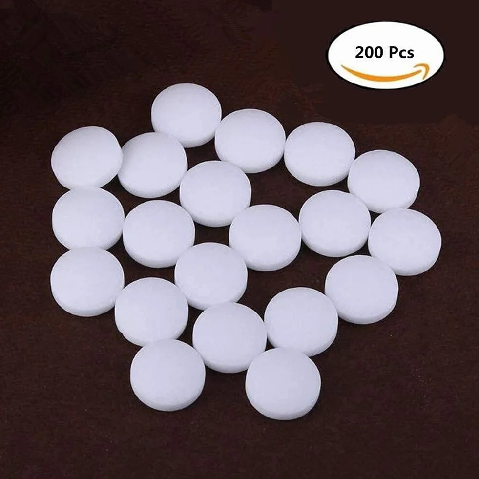 Pasado de Moda Original Bola de Polilla Bola de Insectos a Prueba de polillas Inodoro desodorización Armario protección 200 Piezas