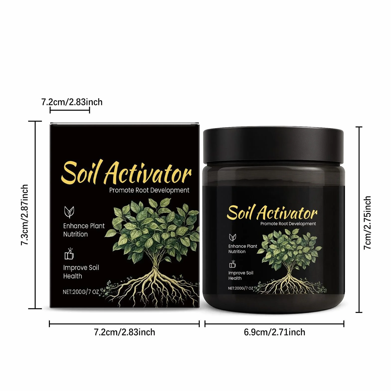 Activador de Suelo para Plantas Favorece el Crecimiento de Raíces para Jardín